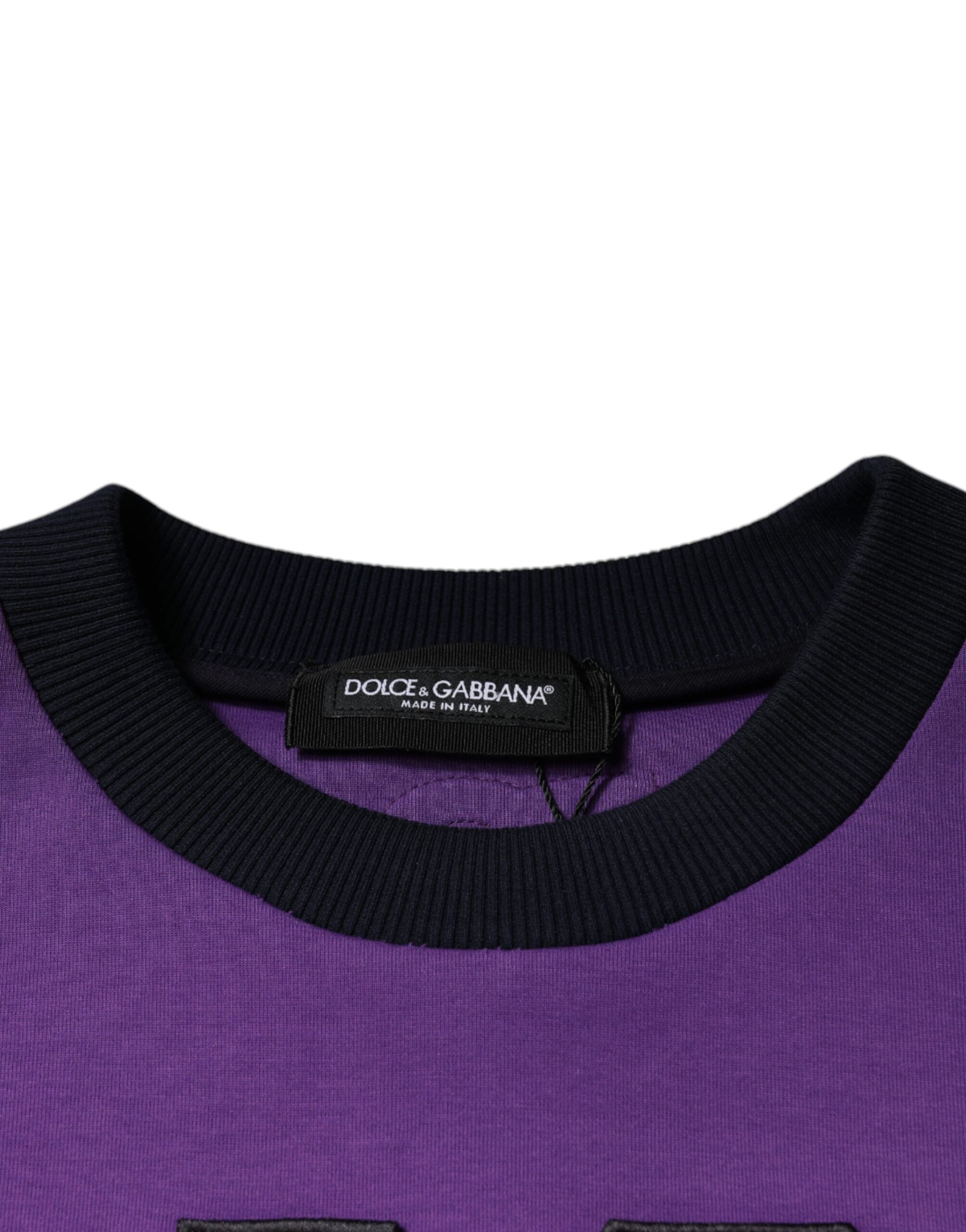 Dolce &amp; Gabbana Многоцветен мъжки пуловер с кръгло деколте