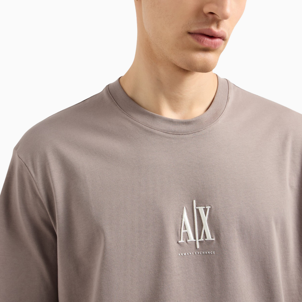 Мъжка тениска Men’s t-shirt Armani Exchange XM000363 AF12308 U6207 Driftwood close up view
