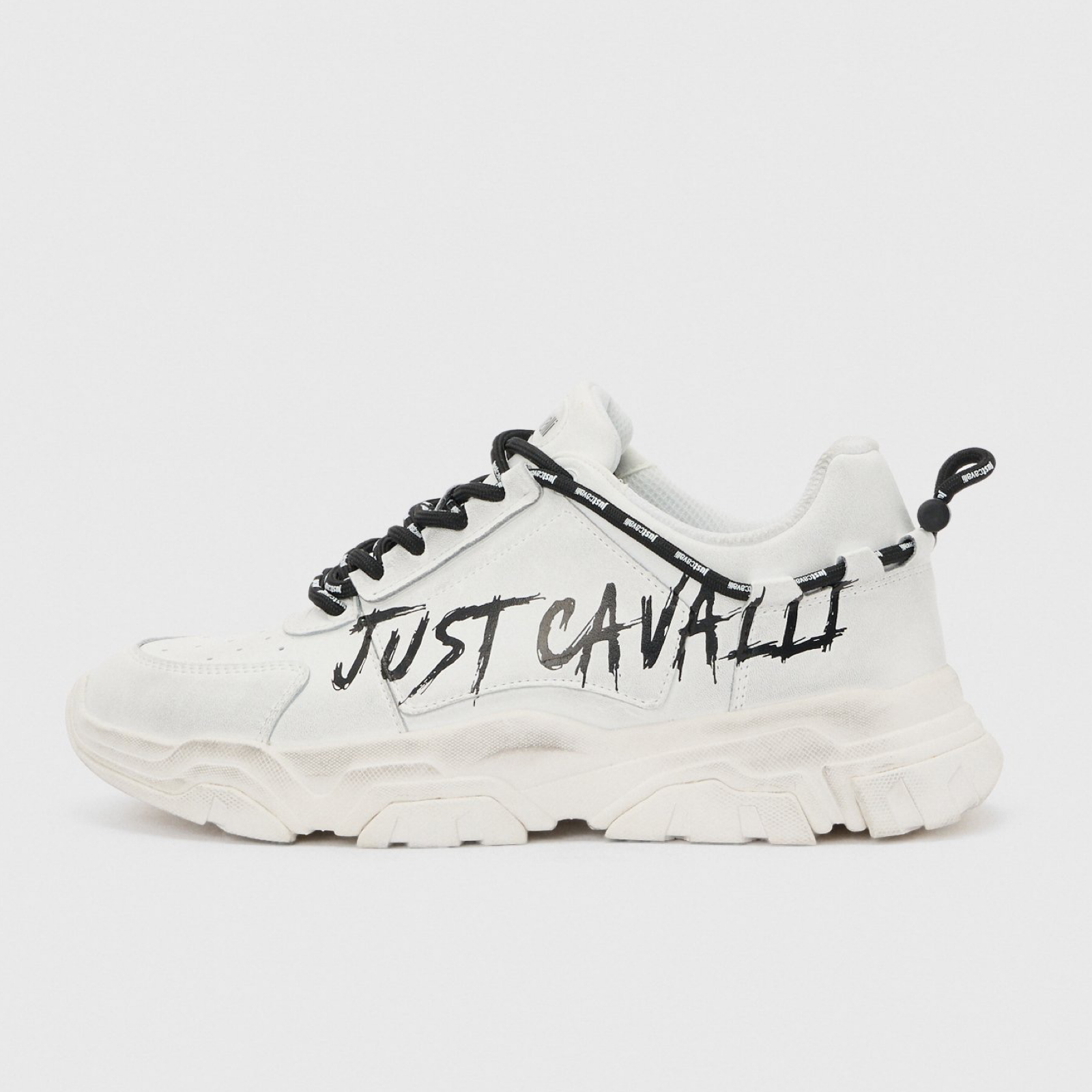 Мъжки кецове Just Cavalli Fondo Liuk 80QA3SH1 ZPC21 003 Men Sneakers Medial View