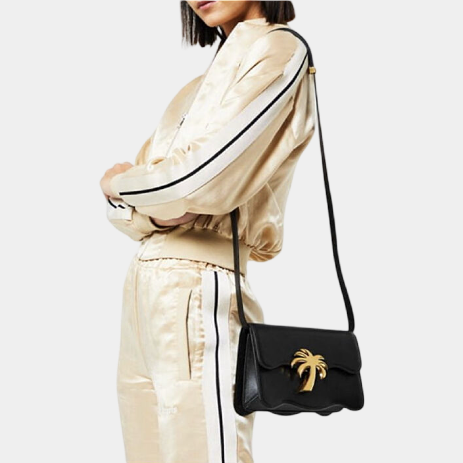 Дамска чанта Palm Angels Shoulder Bag PWNQ008F22LEA0011076 Model View