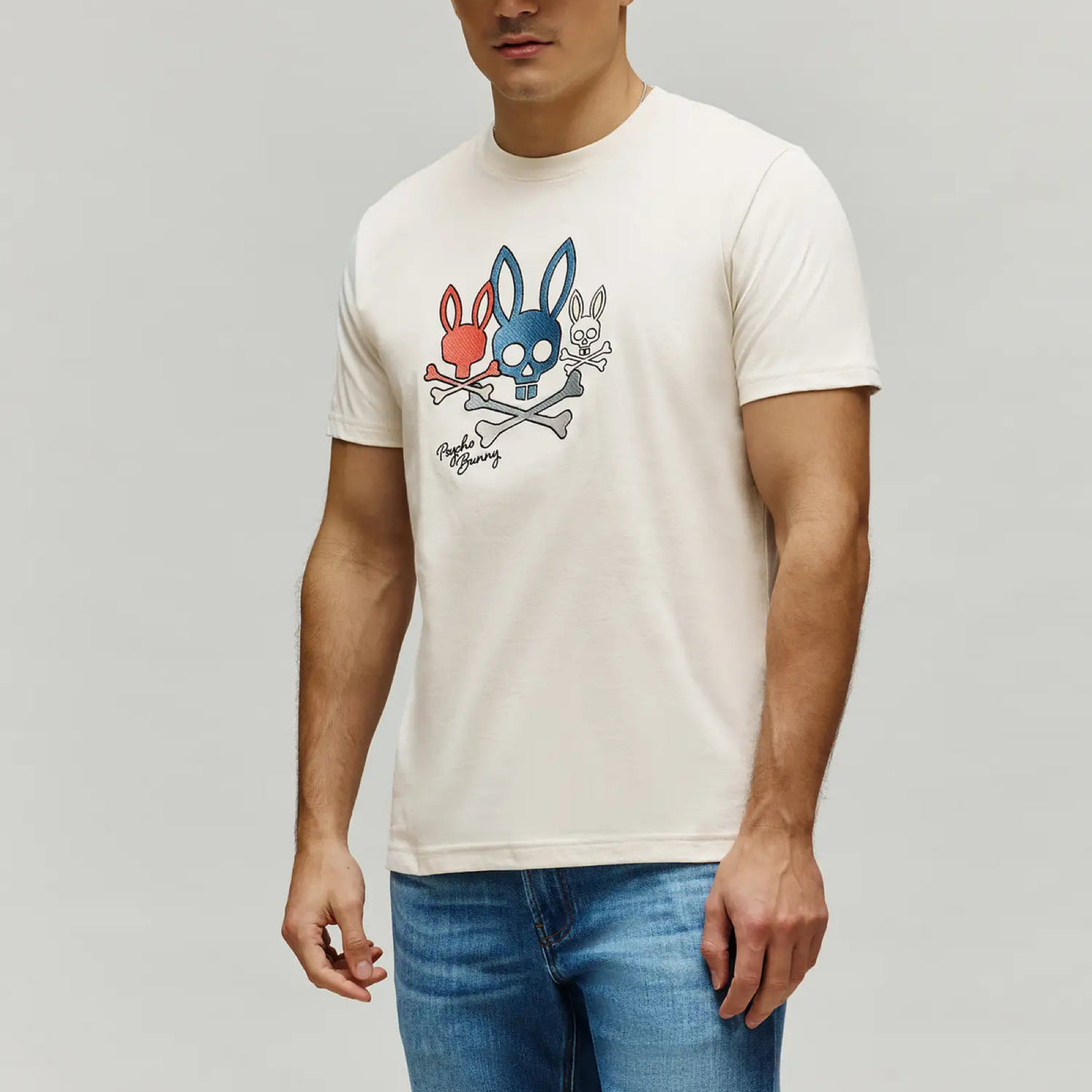 Мъжка тениска Psycho Bunny Men T-shirt MT0200213 250 Front View