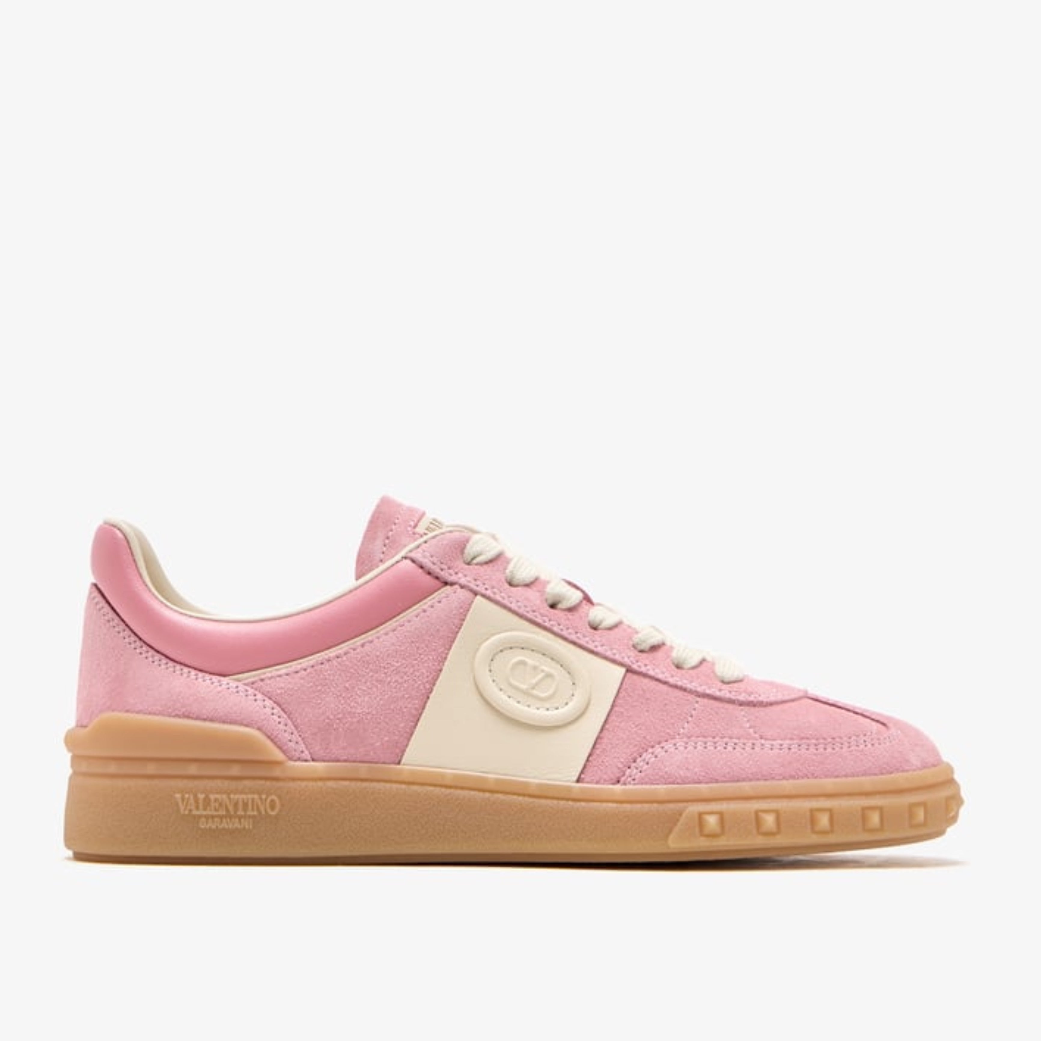 Дамски кецове Women’s sneakers Valentino Garavani Upvillage 7W2S0IL9LALBRN Pink lateral view
