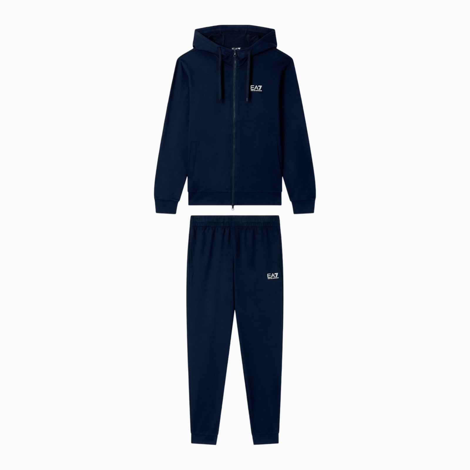 Мъжки син екип EA7 Emporio Armani Men Tracksuit 8NPV68 PJVTZ 1562 Front View