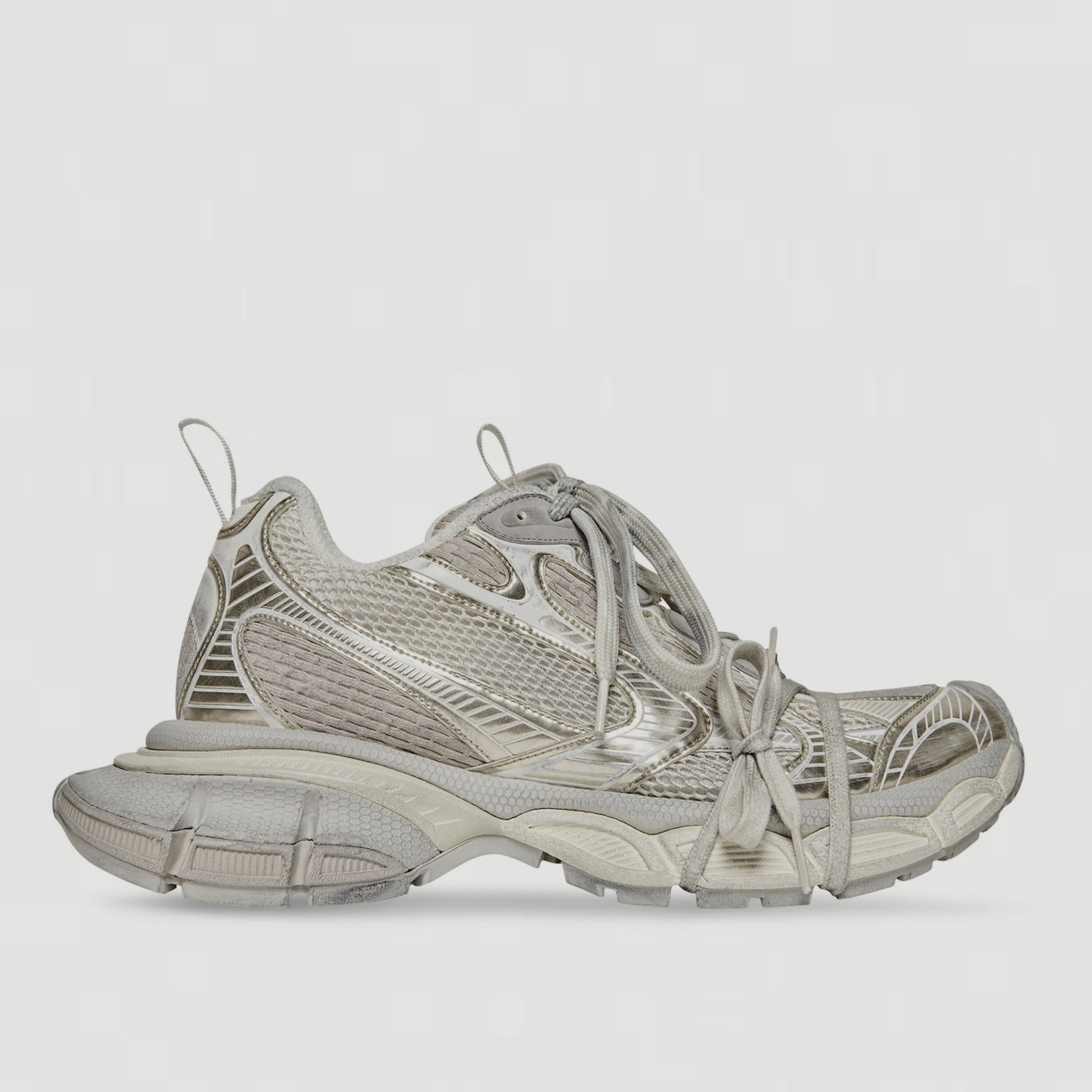 Дамски луксозни кецове Women’s sneakers Balenciaga 3XL 734731W3XL49191 in light beige lateral view