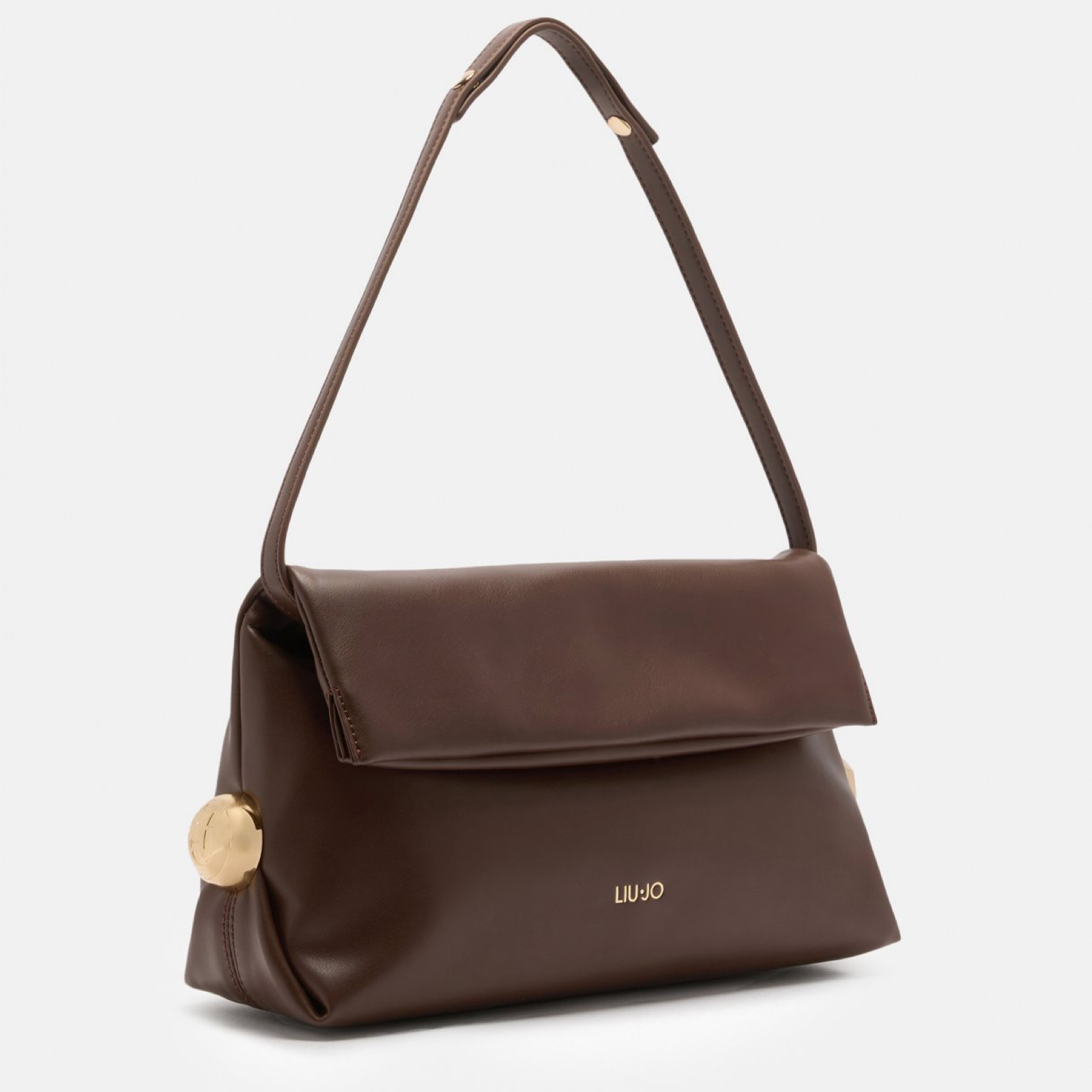 Дамска кафява чанта Liu Jo Better Women Shoulder Bag AF5097 E0077 90912 Side View
