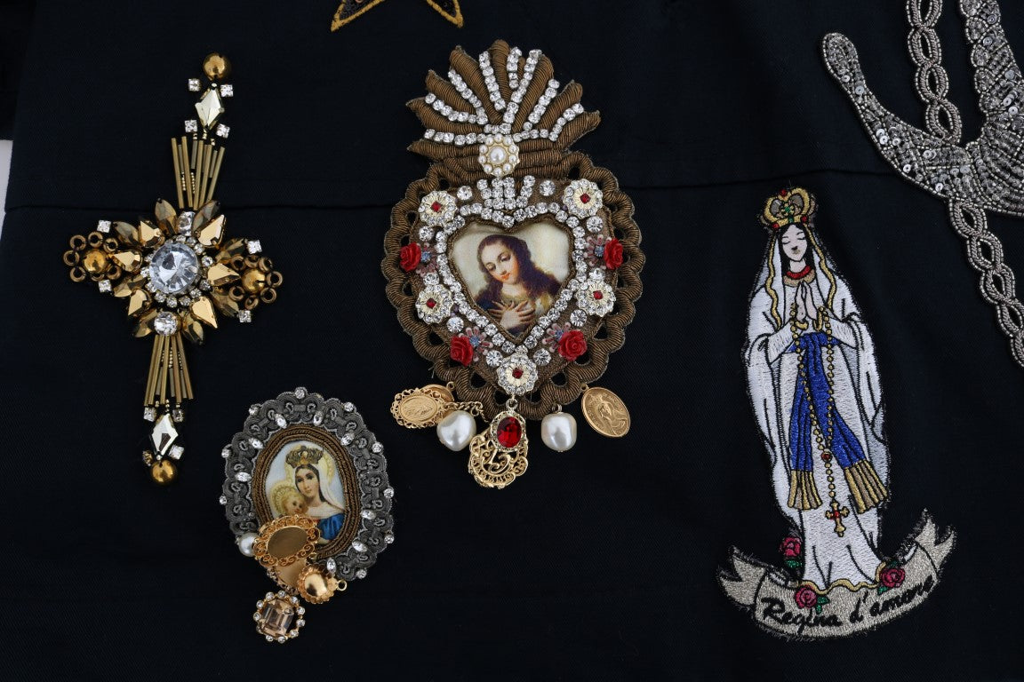 Дамско леко яке Dolce &amp; Gabbana Crystal Sicily