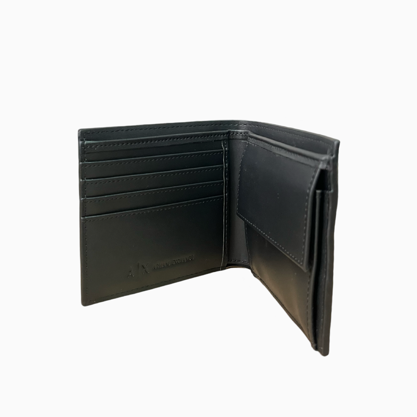 Мъжки портфейл от естествена кожа Men’s wallet Armani Exchange
958098 4F863 00020 Black