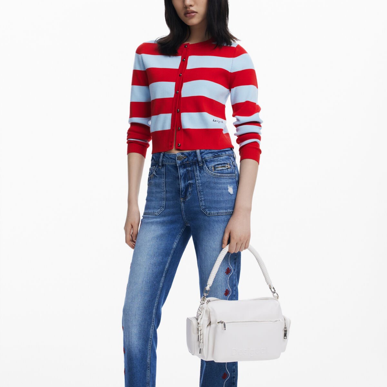 Дамска бяла чанта Desigual 25SAXPBE Model View