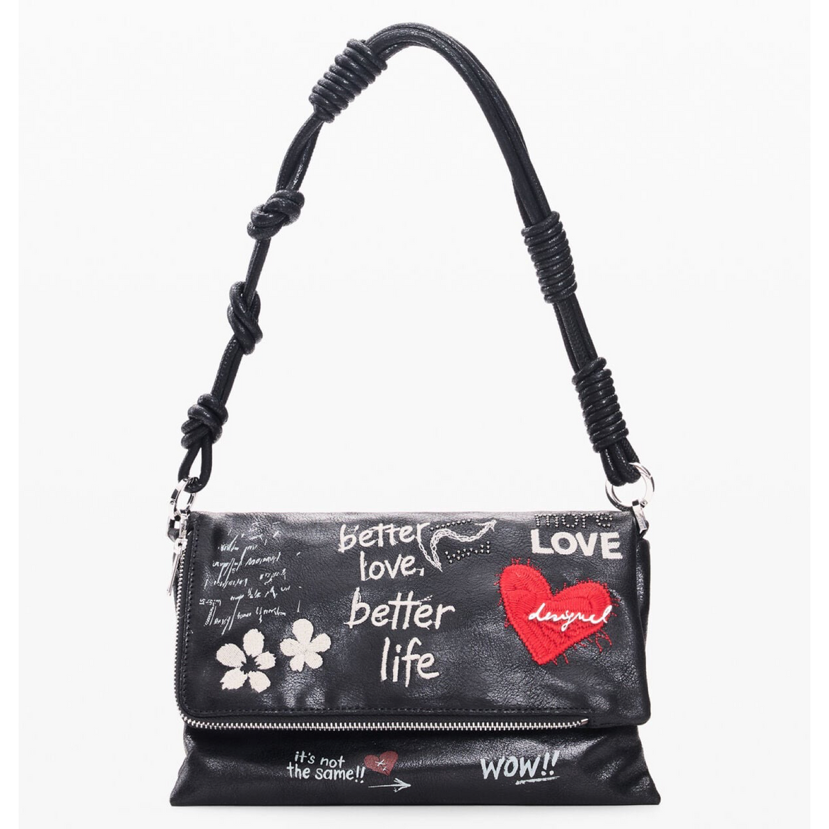 Дамска чанта Desigual Women Crossbody Bag 26WAXP39 2000 Front View