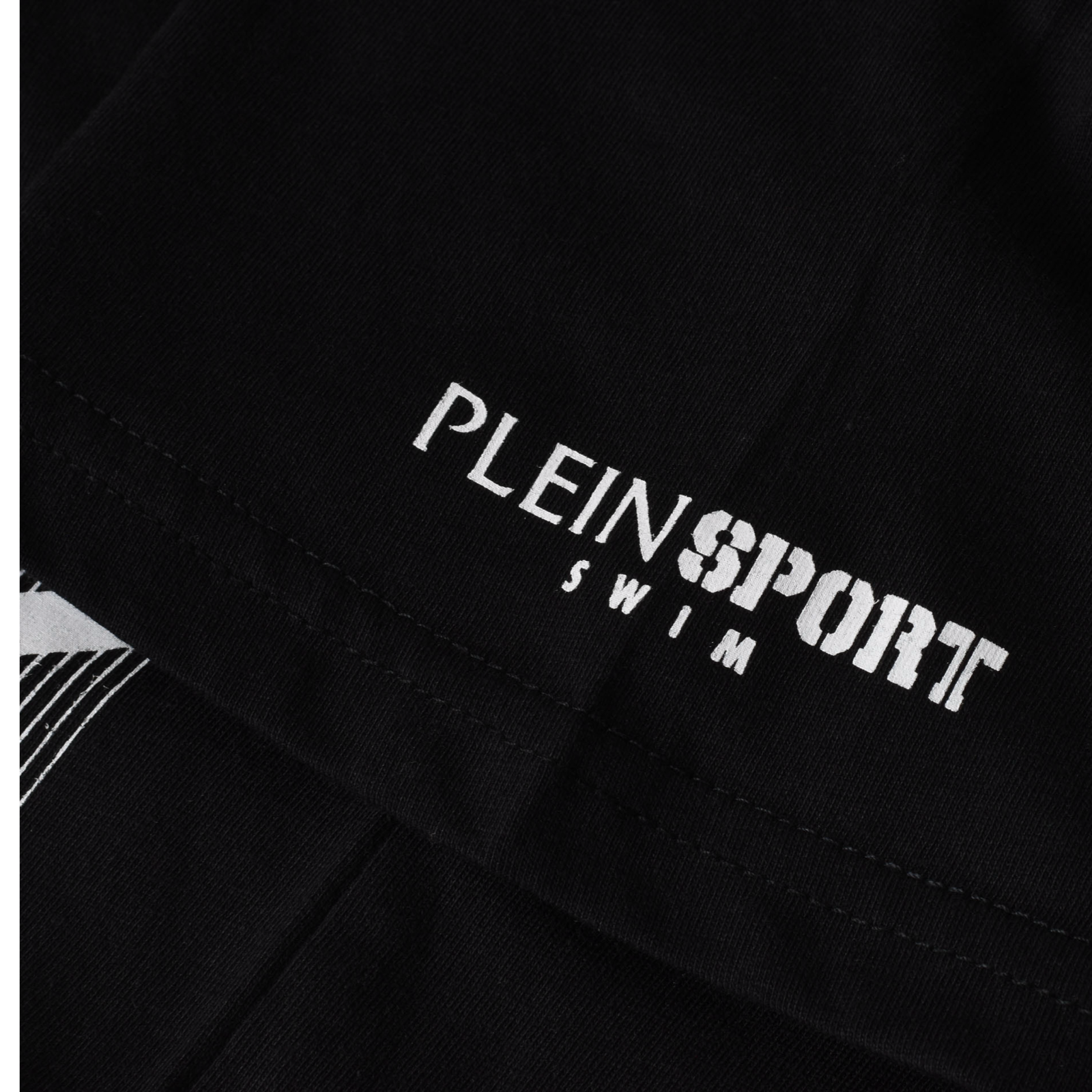 Мъжка черна тениска Plein Sport PS25MTS01 02 Close-Up
