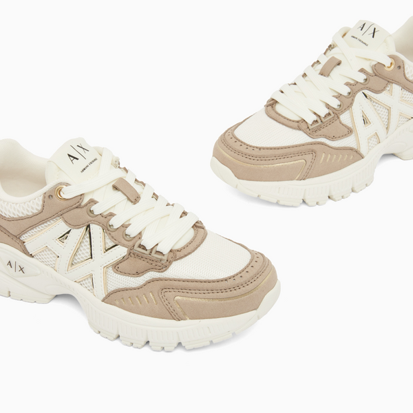 Дамски маратонки Armani Exchange XW002153 AF22757 MZ285 (кафяво) Изглед от вътрешната страна