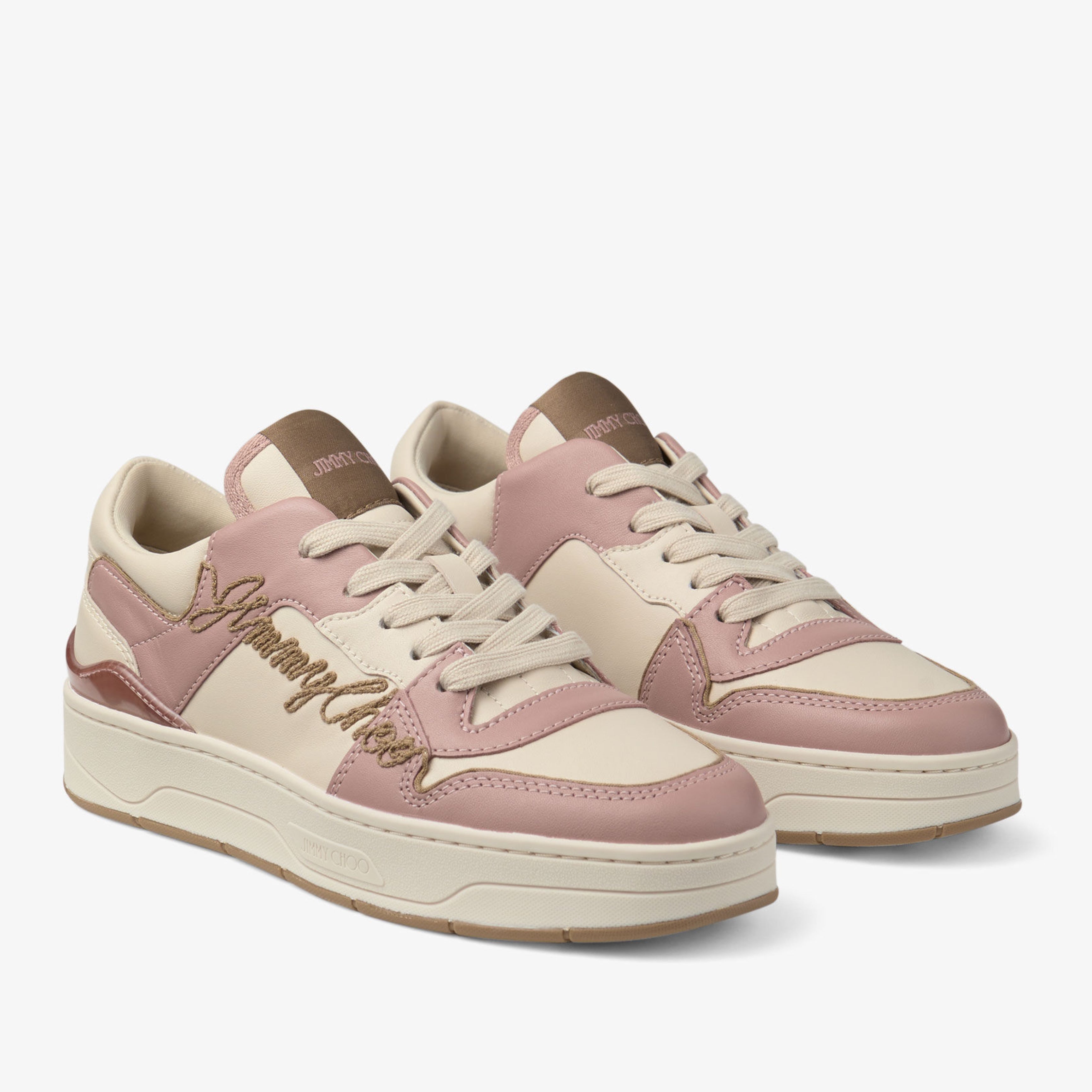 Дамски кецове Women’s sneakers Jimmy Chooo Florent F FLORENTFOLMXBALLETPINKKHAKIGREENMIX