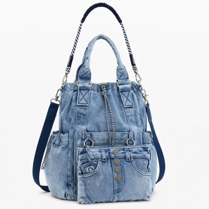 Дамска чанта Desigual women’s rucksack 26SAKD09 5053 Side view