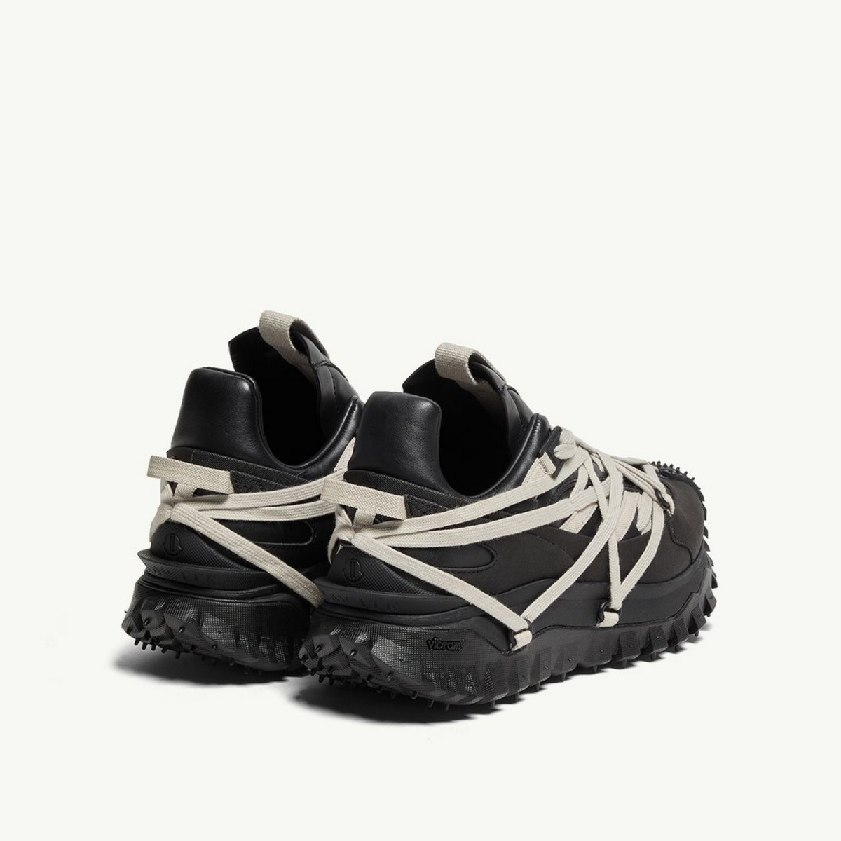 Moncler + Rick Owens Trailgrip Megalace Sneakers L109N4M00010M4321999 Heel View