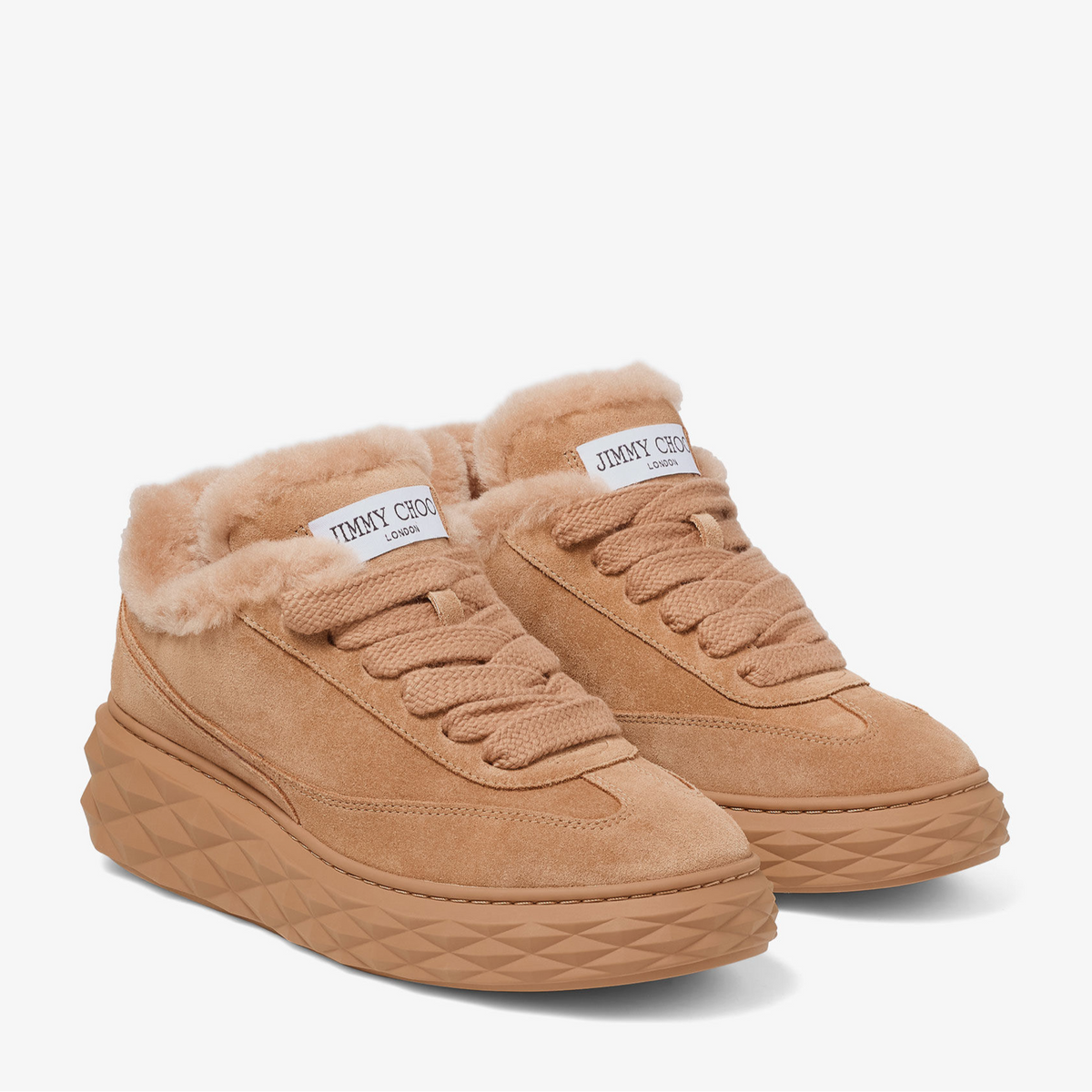 Jimmy Choo Maxi Retro F Sneakers DIAMONDMAXIRETROFVQQ Front View