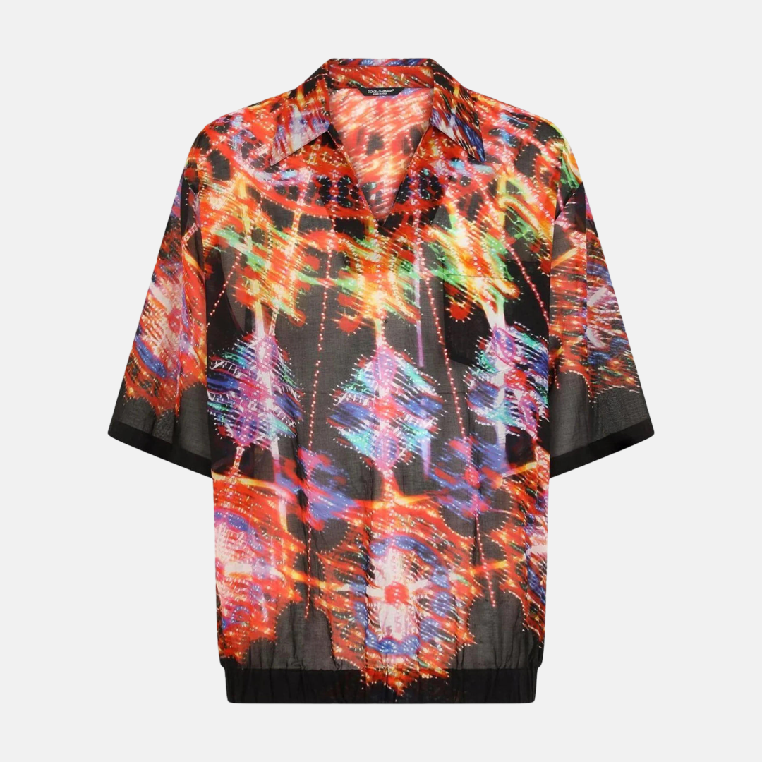Мъжка риза Dolce & Gabbana Illumination Polo Shirt