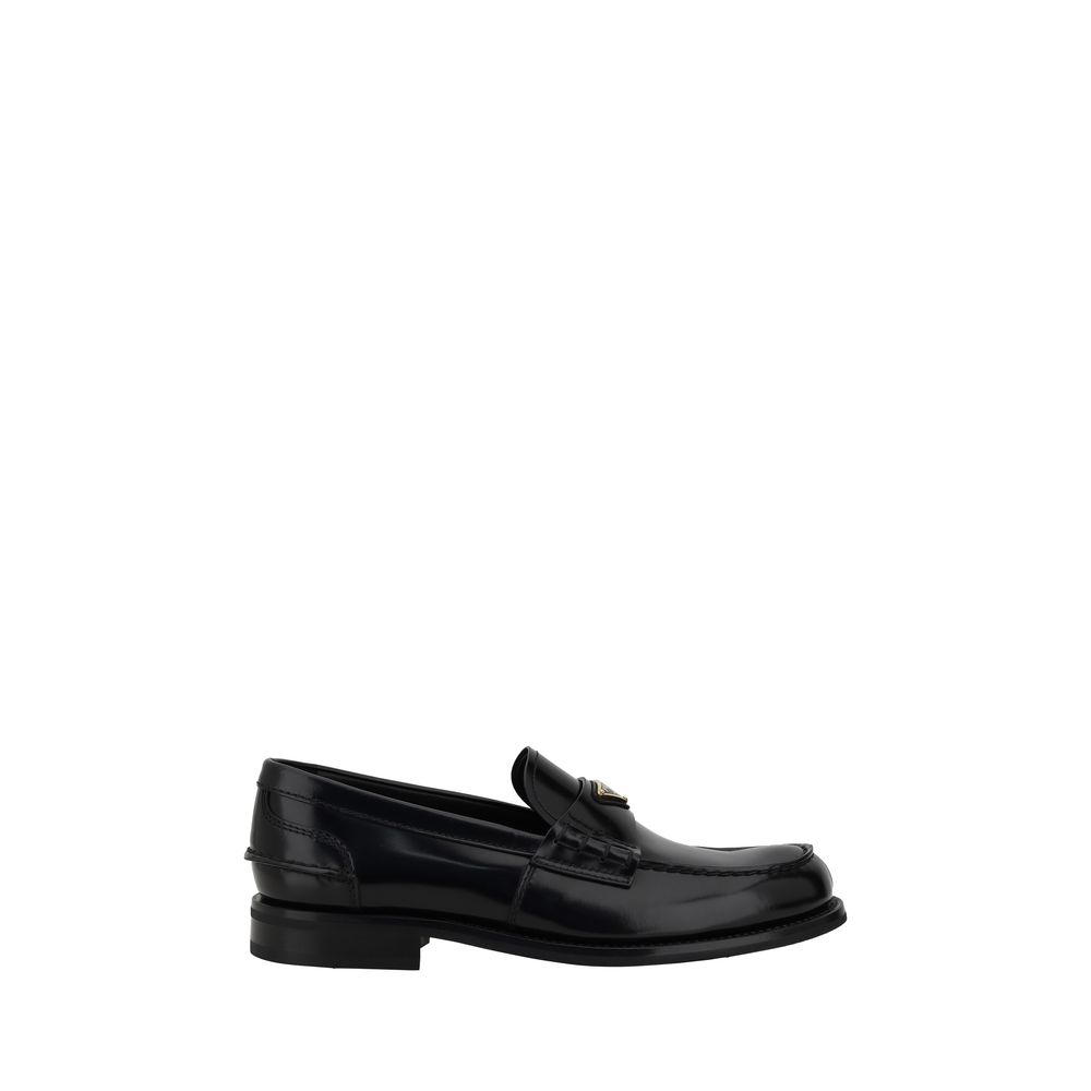 Мокасини с триъгълна плака Prada