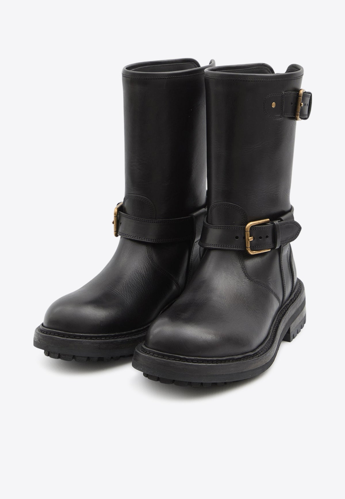 Мъжки ботуши за езда Men’s horse ride boots Dolce & Gabbana A70032AO01880999 Black angled view