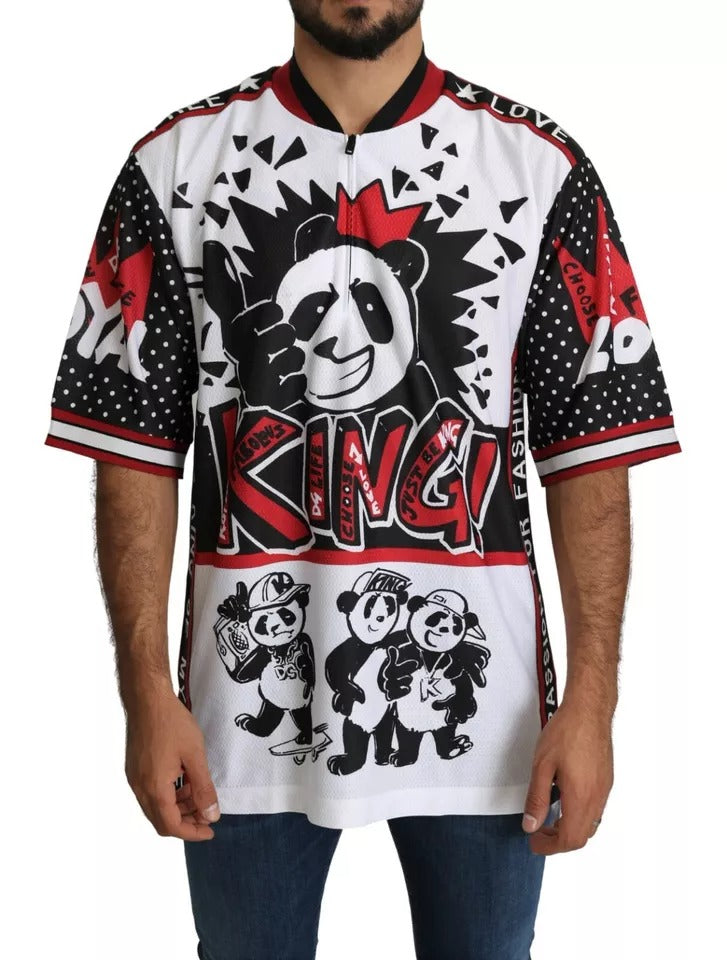 Полиестерна тениска Dolce &amp; Gabbana White King Panda