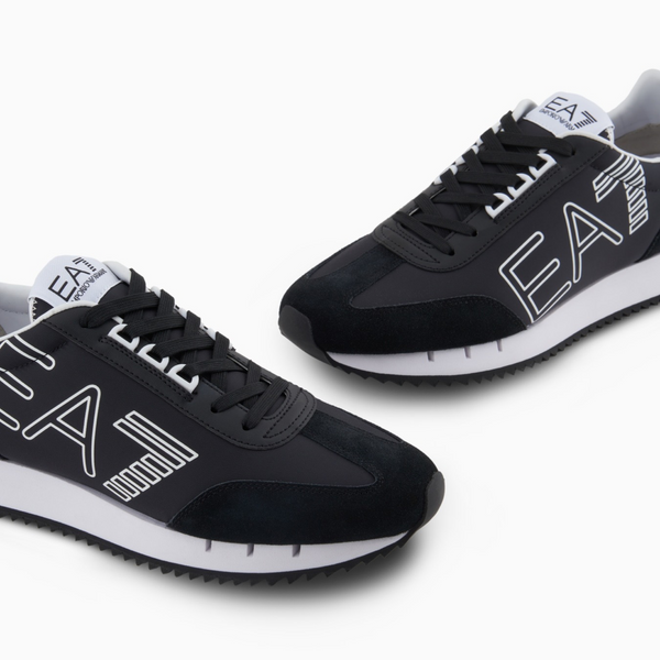 Мъжки маратонки EA7 Emporio Armani X8X101 XK257 A120 (A120 черно+бяло) Допълнителен изглед