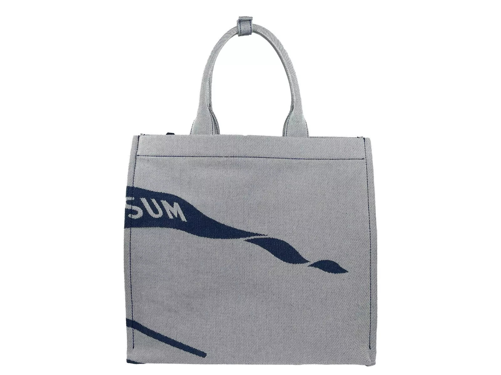 Burberry Navy EKD Canvas Tote Bag с монетник
