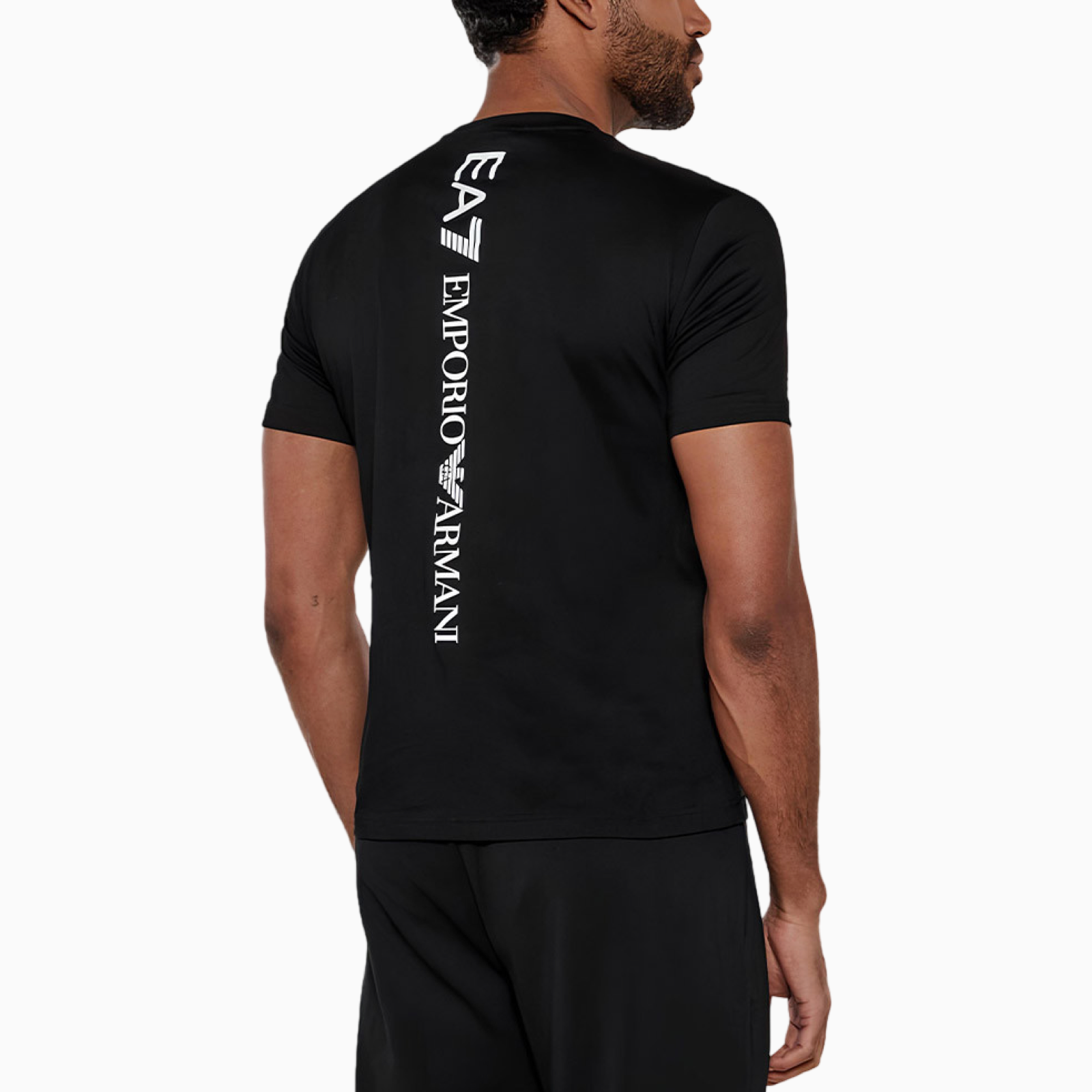 Мъжка черна тениска EA7 Emporio Armani 7M000567 AF10375