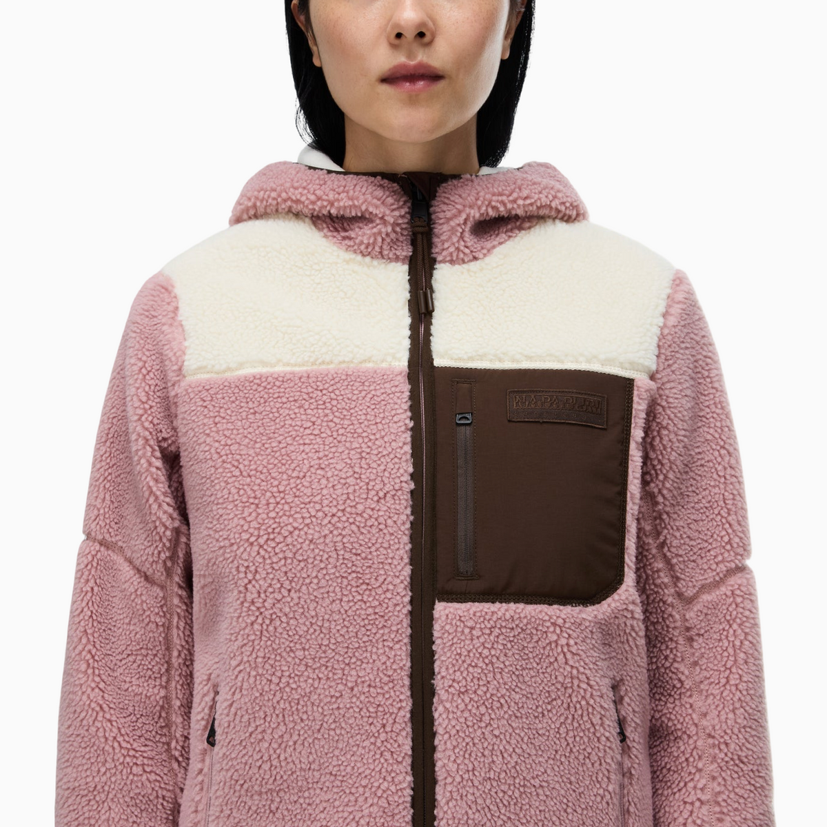 Дамско худи Napapijri Yupik Women Fleece Hoodie NP0A8APH PA4 Close-Up