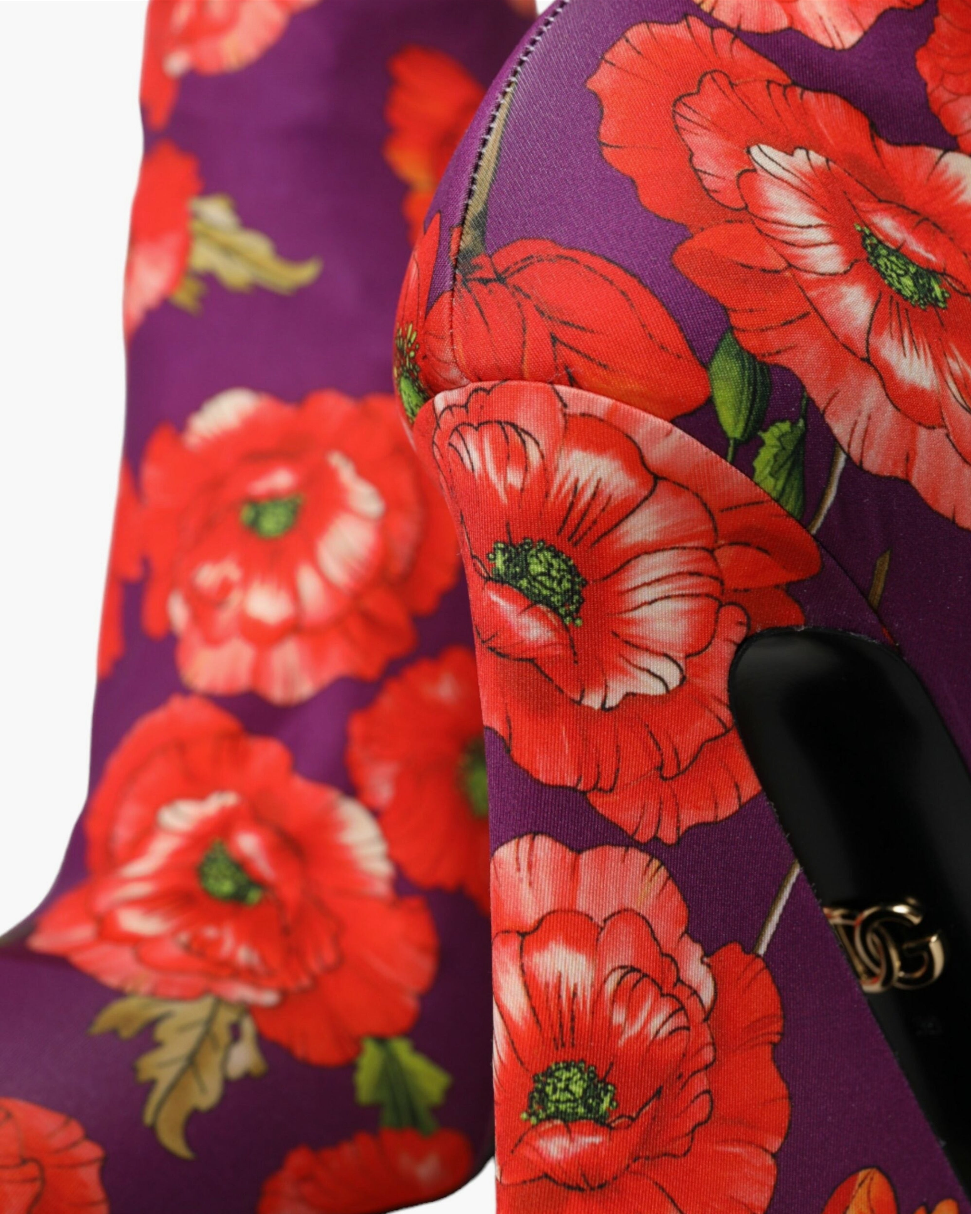 Dolce & Gabbana дамски боти с флорални мотиви