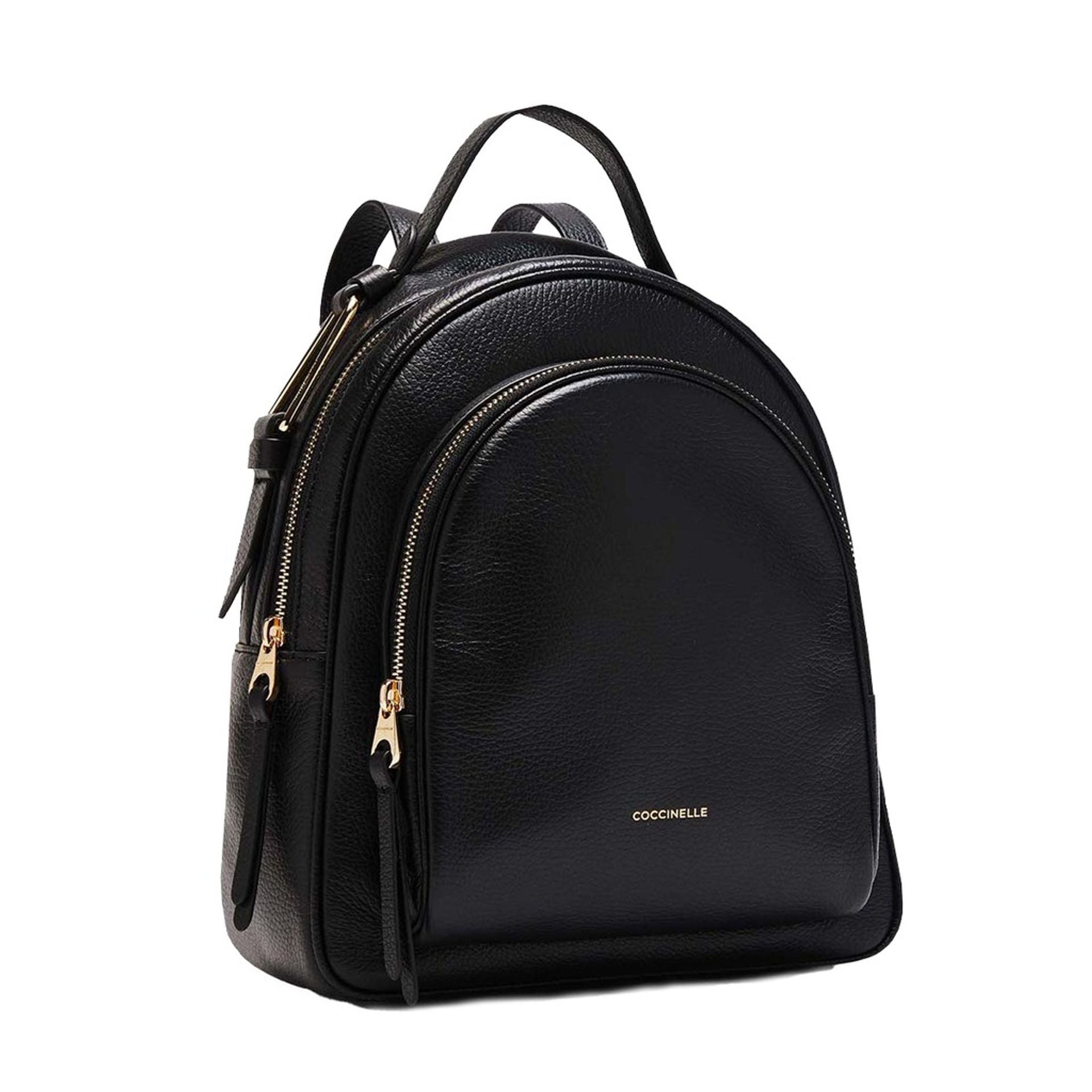 Дамска раница Women’s rucksack Coccinelle E1R1K140201 001 Black angled view