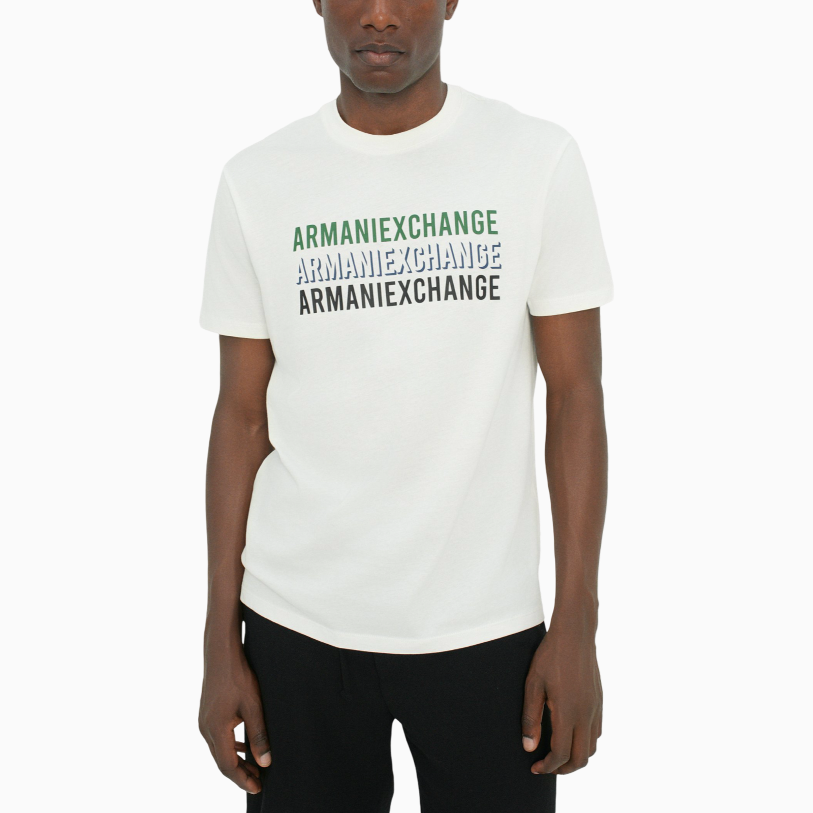 Мъжка бяла тениска Armani Exchange 
XM001444 AF10358 Front View