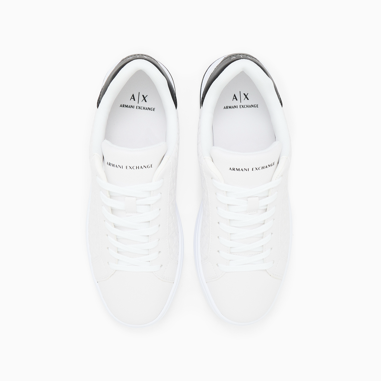 Мъжки бели кецове Armani Exchange XM000140 AF11916 Top View