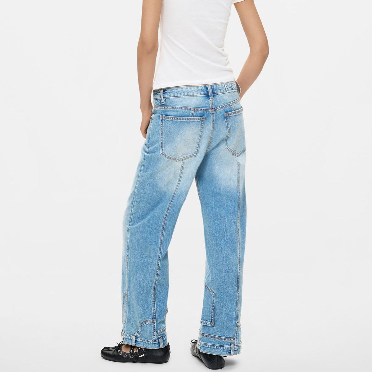 Дамски дънки Desigual women’s jeans 26WWDD17 5053 Back view