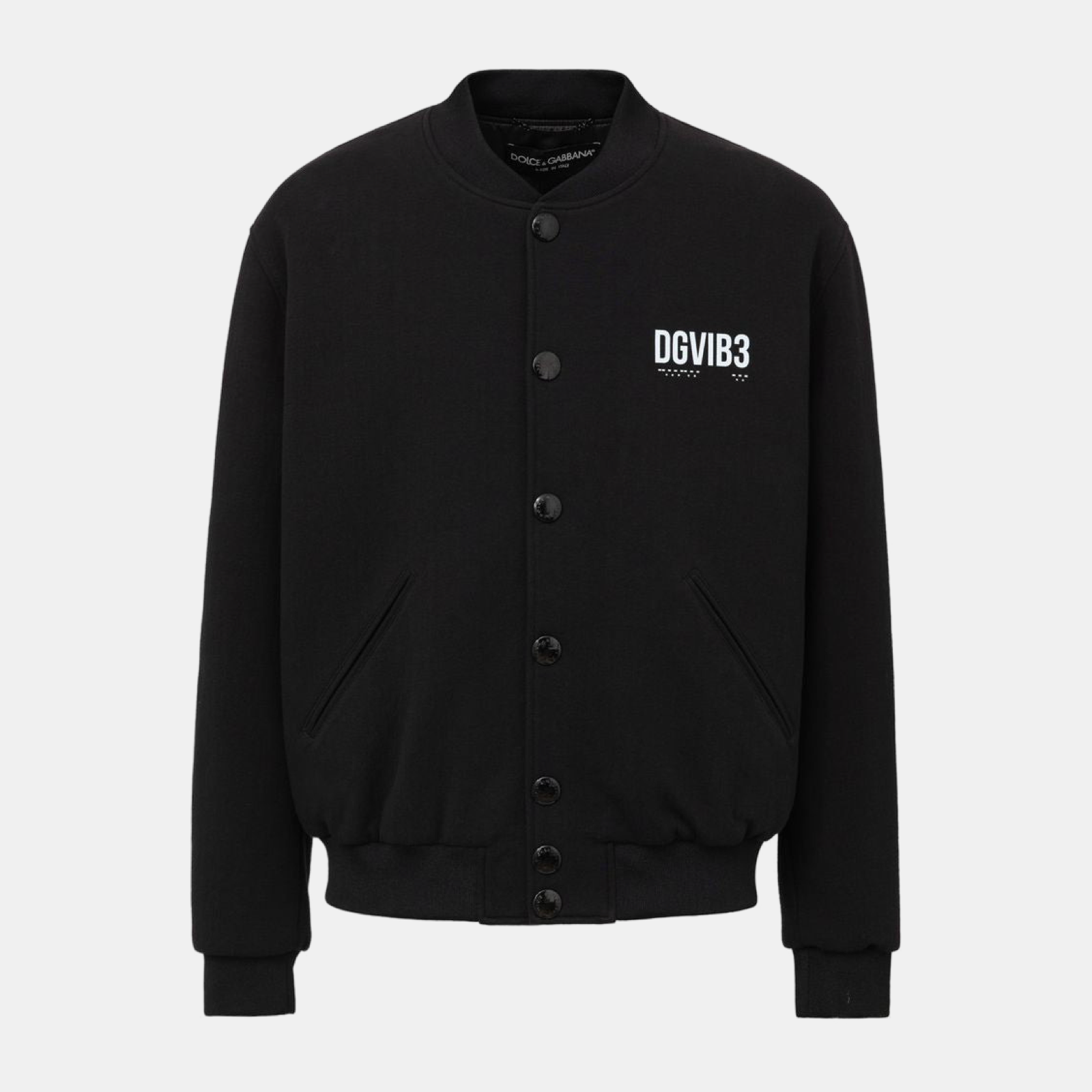 Мъжко черно яке Dolce & Gabbana Men Bomber Jacket