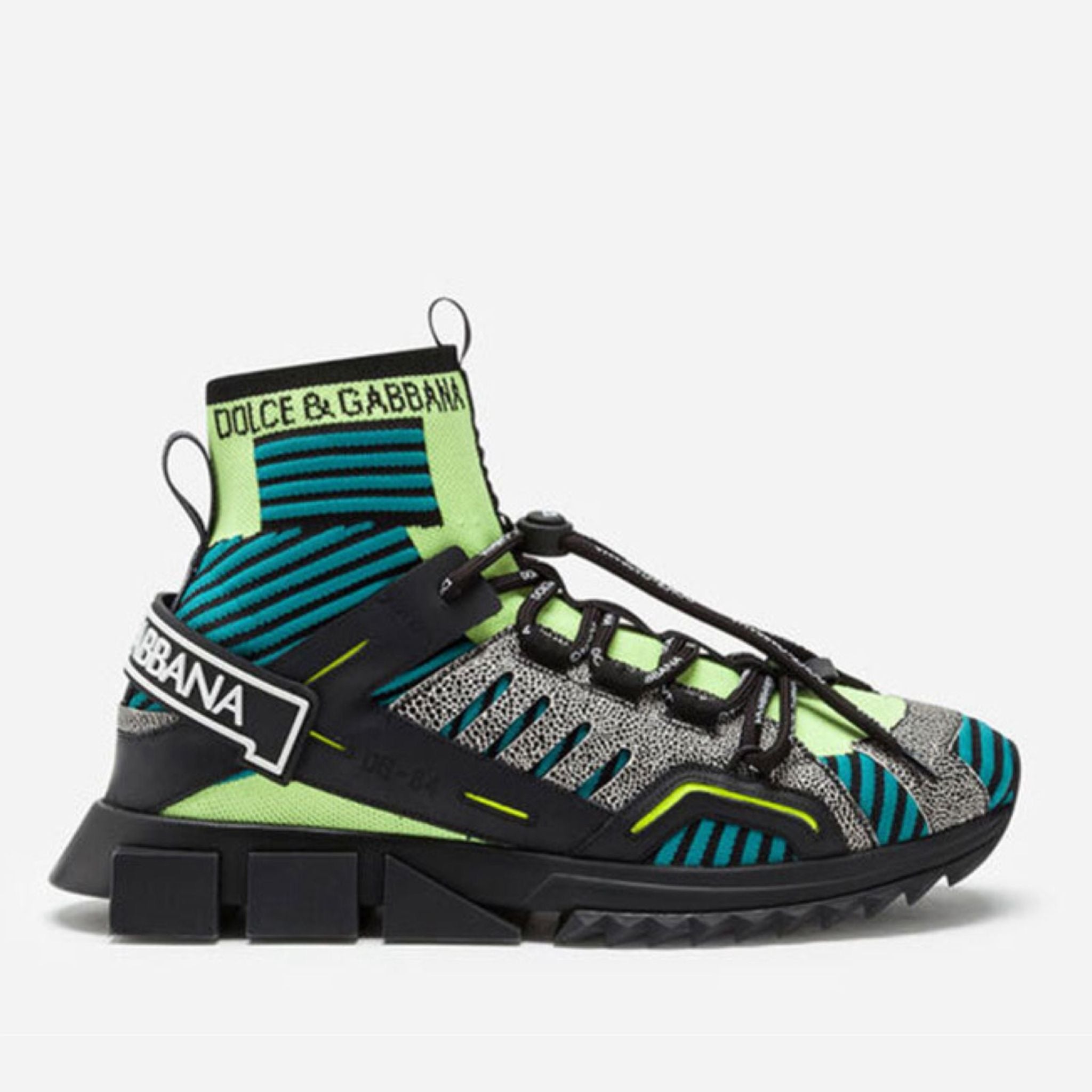 Dolce & Gabbana Sorrento High Top Sneakers Medial View
