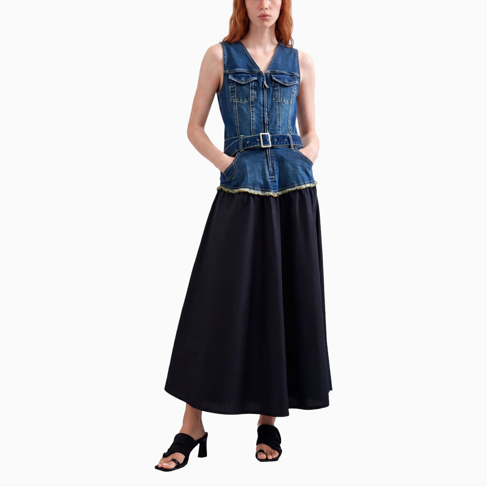 Дамска рокля Desigual Women Dress 26WWVD03 5053 Front View