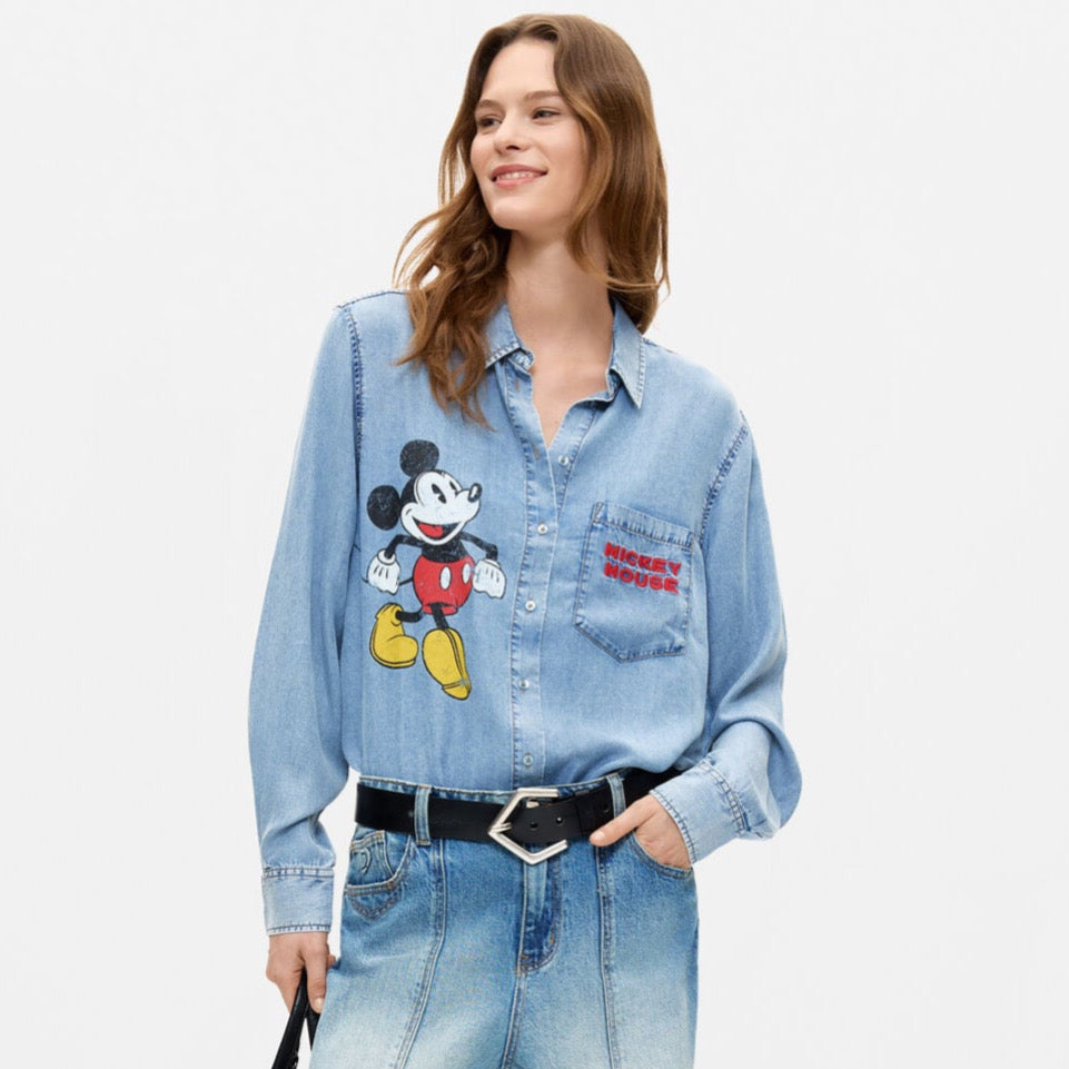 Дамска риза Desigual women’s shirt 26WWCW09 5053 Front view 