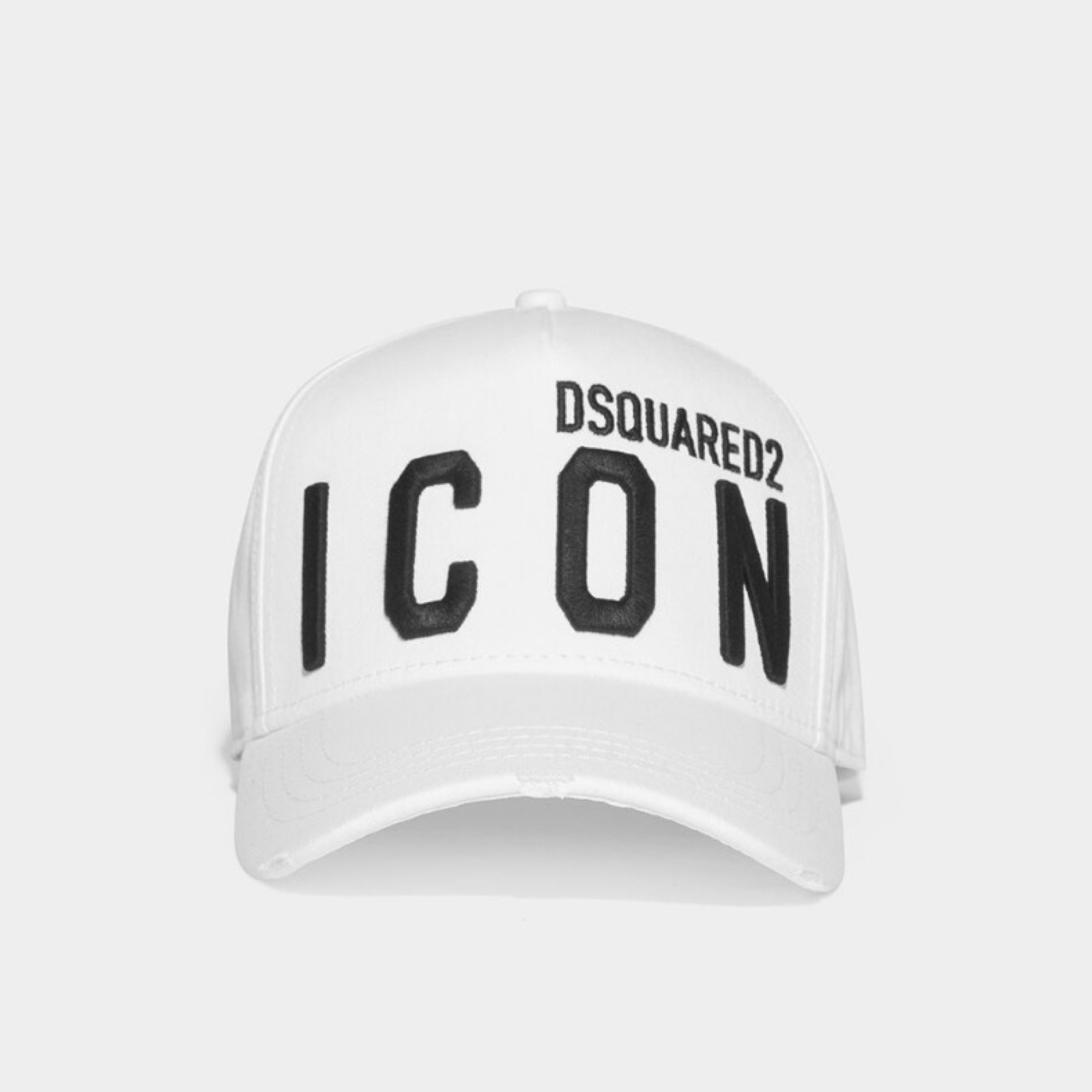 Мъжка бяла шапка Dsquared2 Icon Men Cap Front View