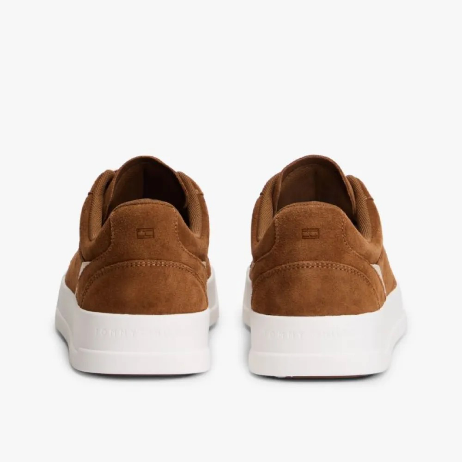 Мъжки кафяви кецове Tommy Hilfiger Men Sneakers FM0FM05880 GVQ Heel View