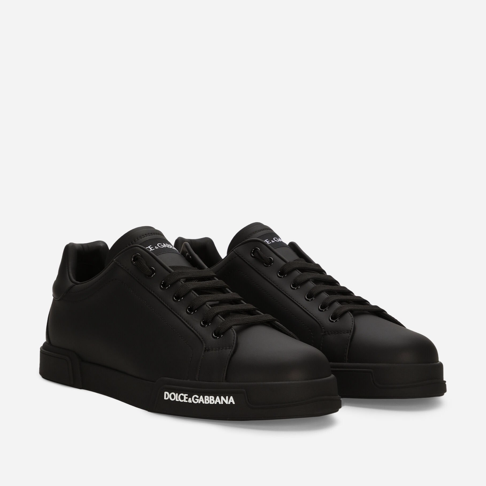 Мъжки черни кецове Dolce & Gabbana Portofino Men Sneakers