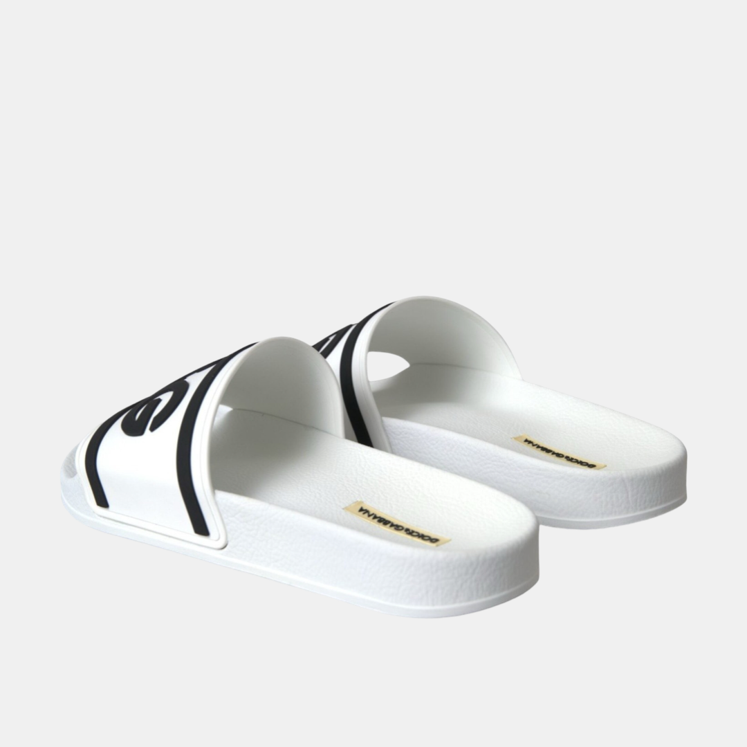 Мъжки бели чехли Dolce & Gabbana Men Slippers