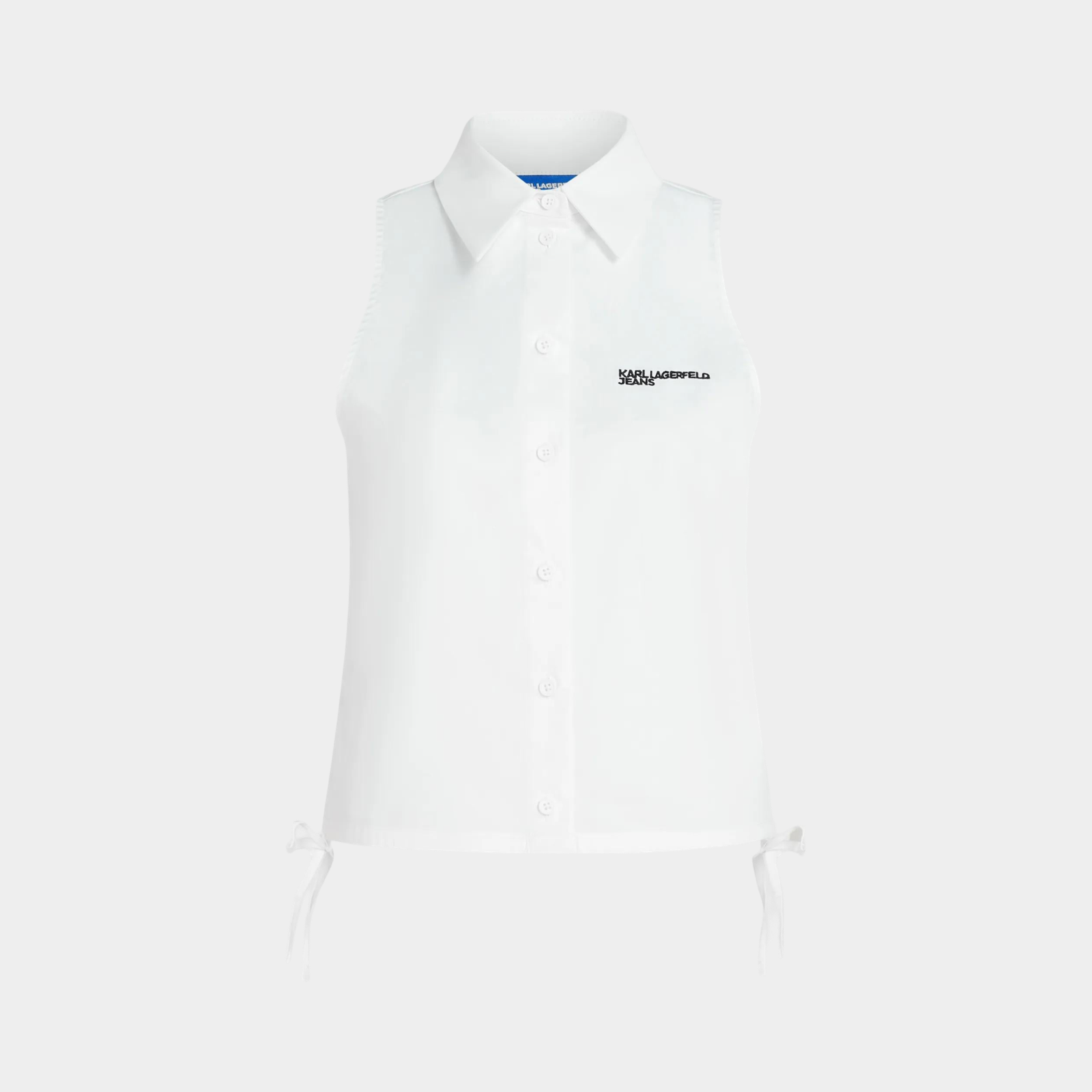 Дамска риза без ръкави Karl Lagerfeld Jeans Women Sleeveless Shirt B2W11020 100 Front View