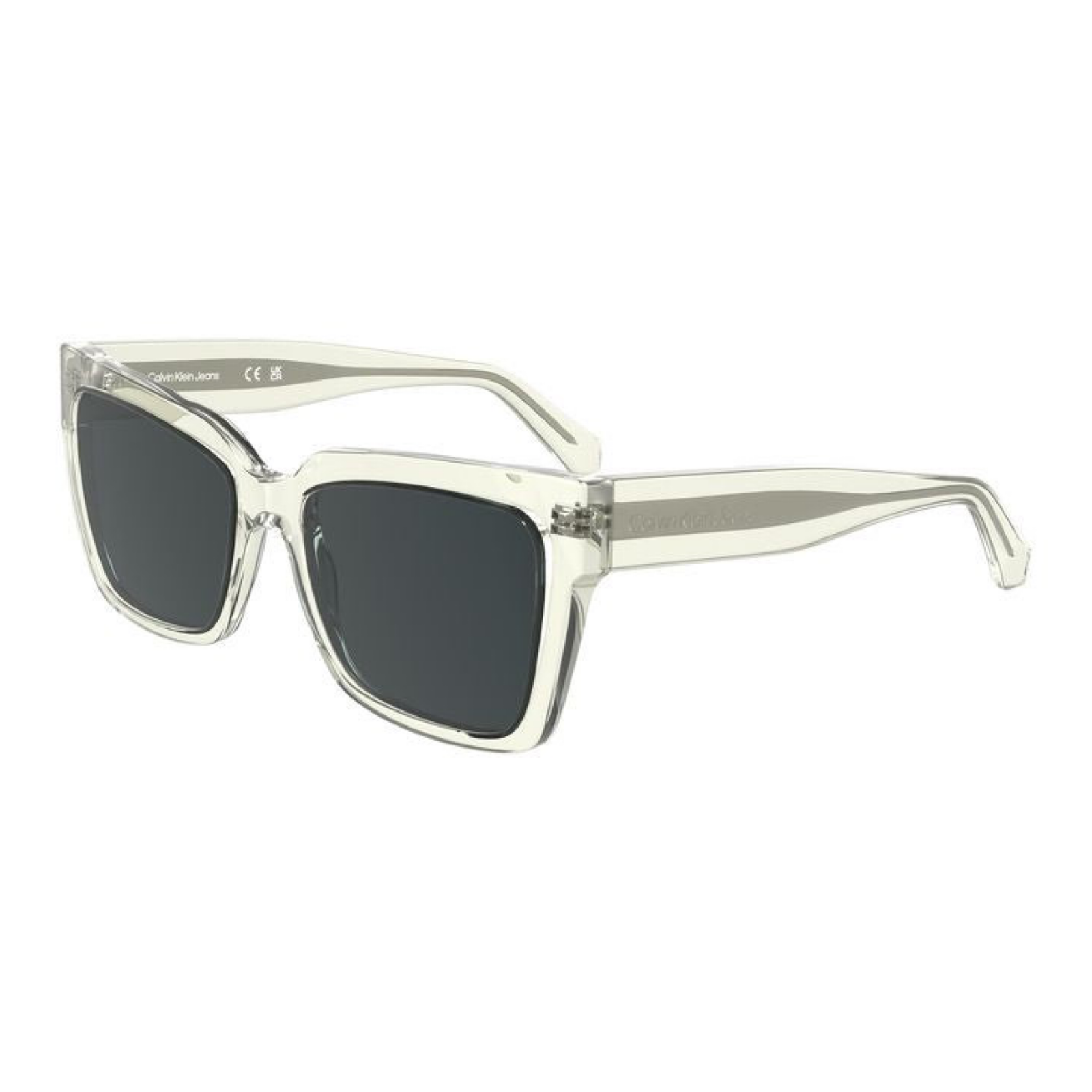 Calvin Klein Transparent Plastic Sunglasses