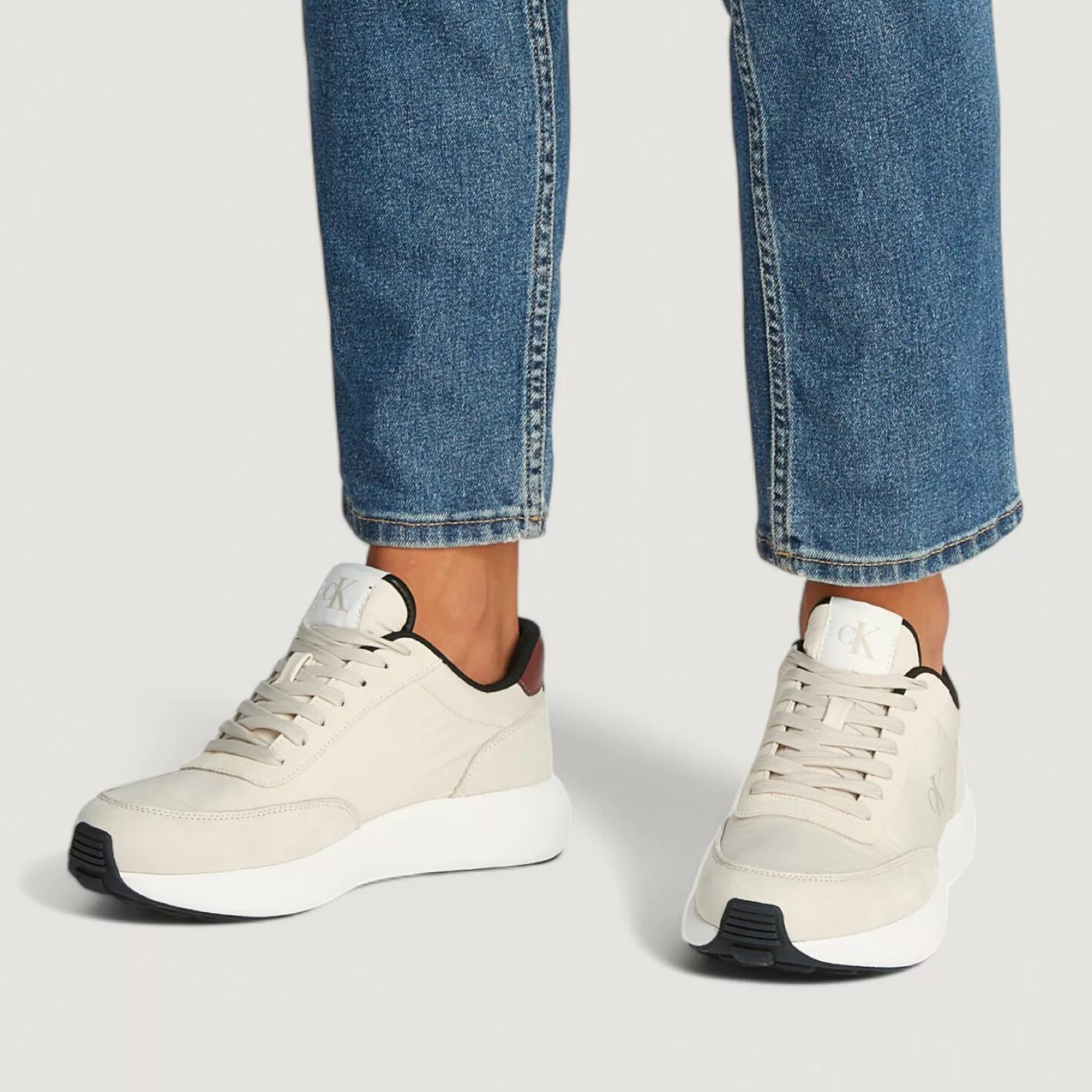 Мъжки бежови маратонки Calvin Klein Jeans YM0YM01195