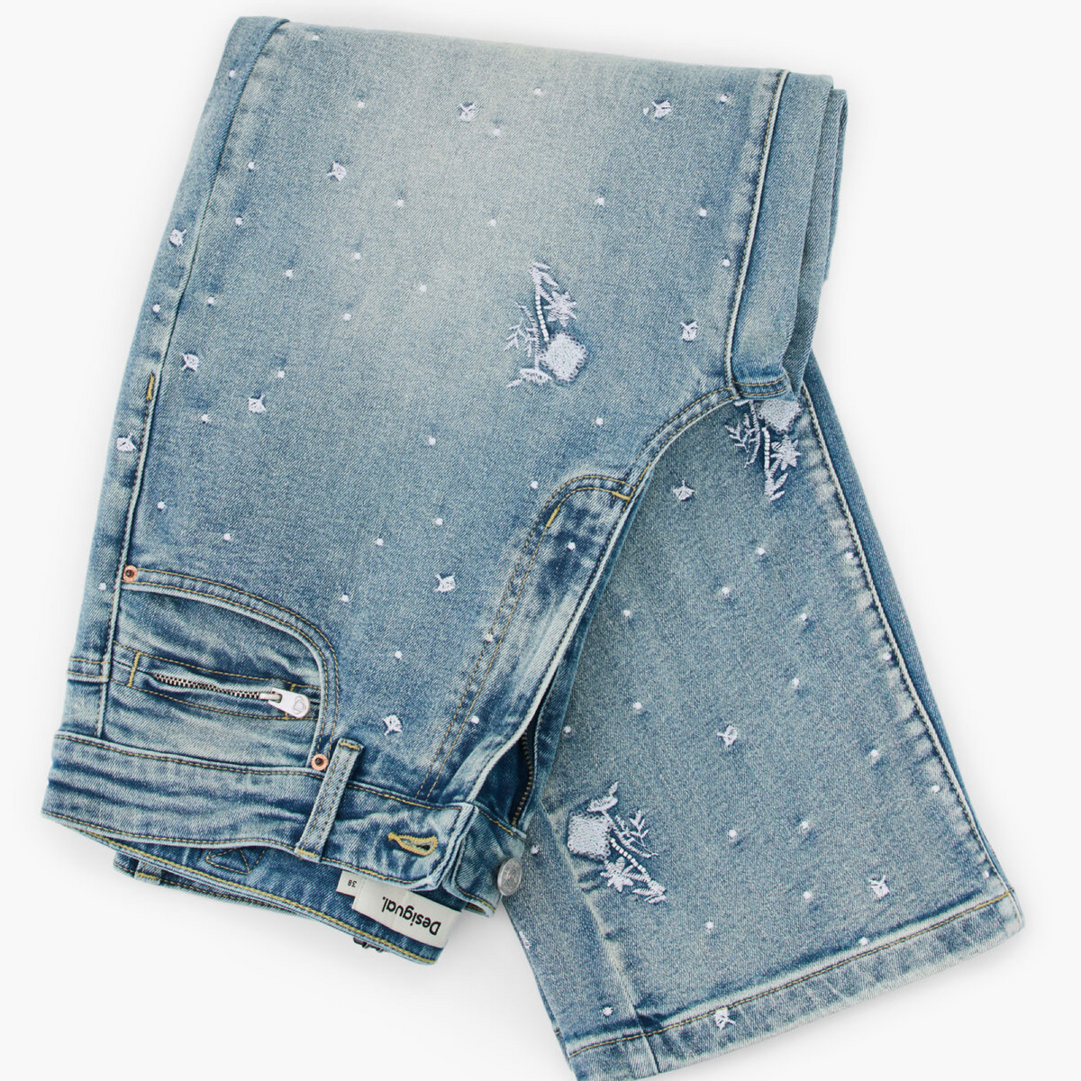 Дамски дънки Desigual Women Jeans 26SWDD36 5053 Close-Up