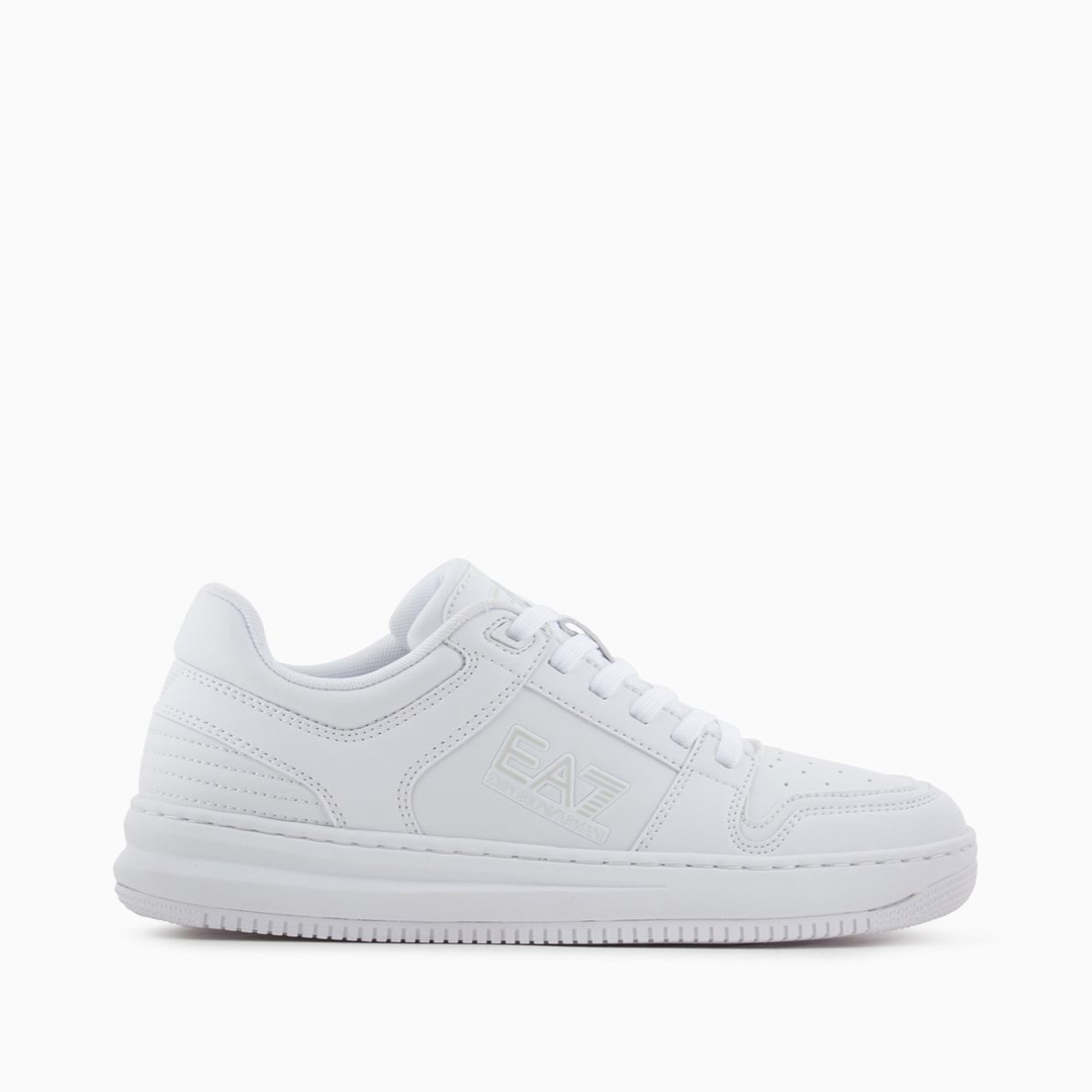 Мъжки кецове в бяло Men’s sneakers EA7 Emporio Armani X8X189 XK404 U260 White Lateral view