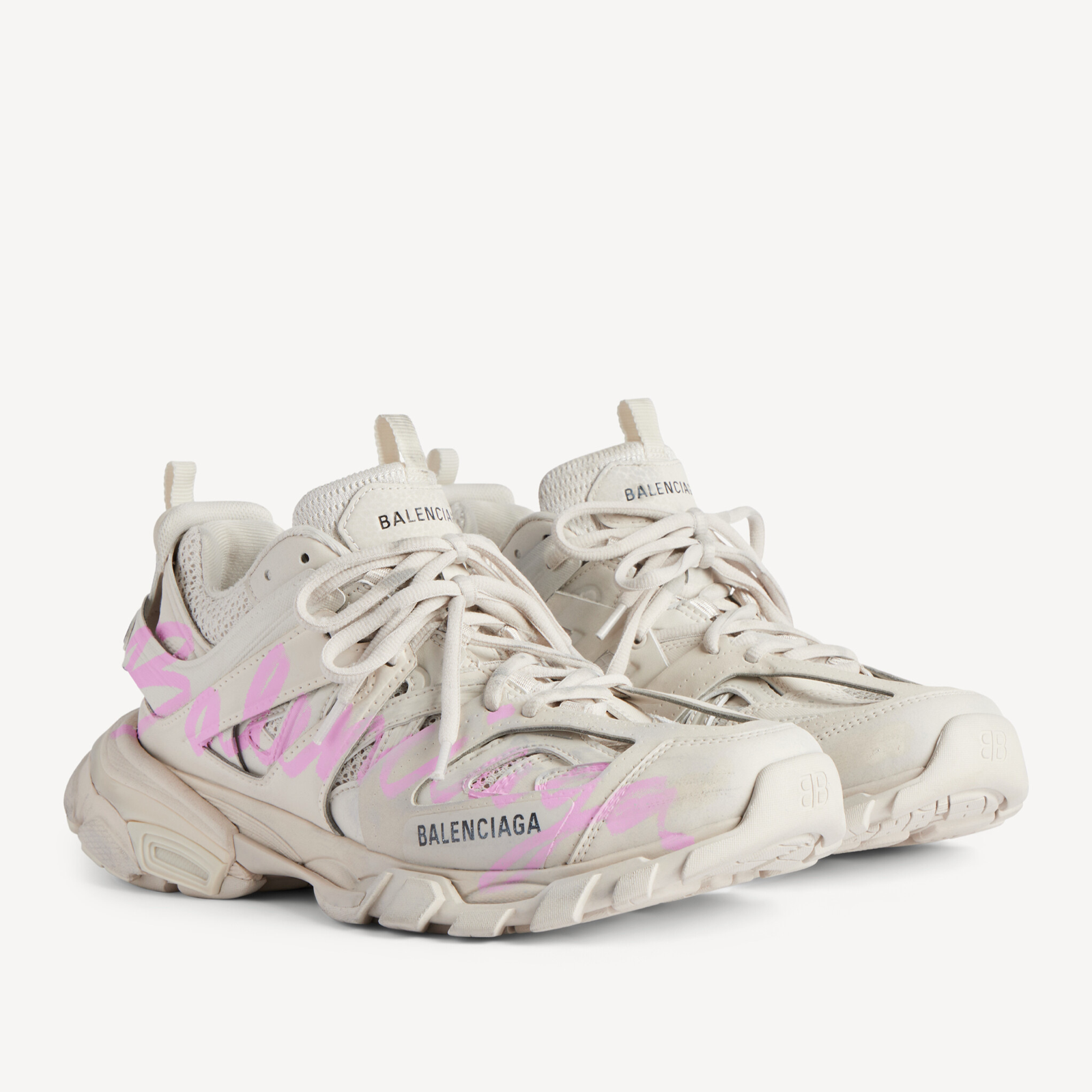 Balenciaga Track Signature Sneakers 542436WTRHW9250 Lateral View