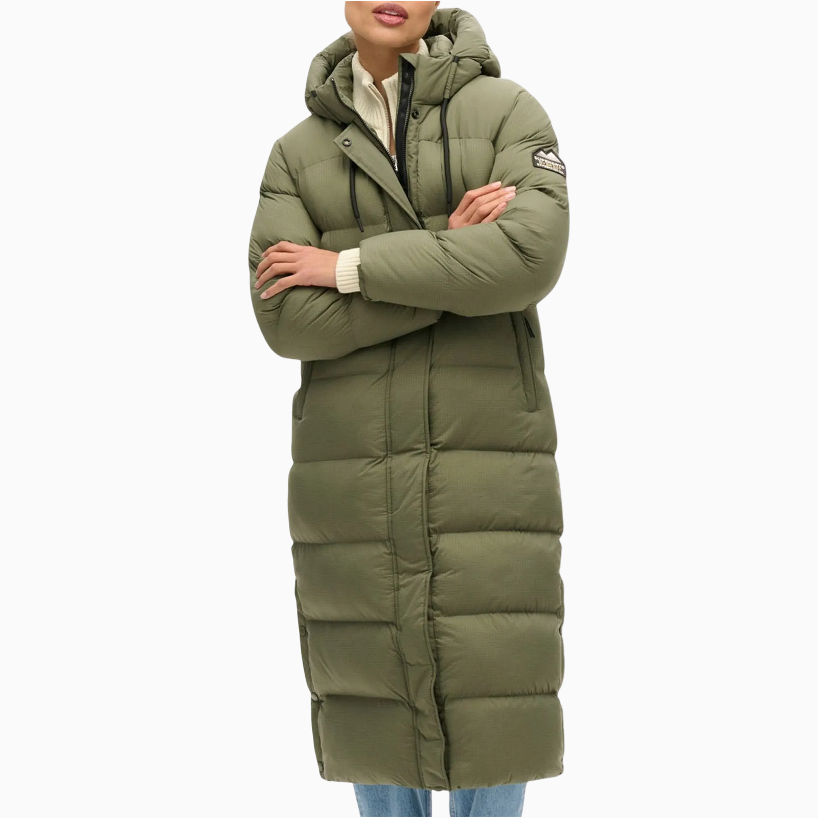 Дамско зелено яке Superdry Women Jacket W5011735A Front View