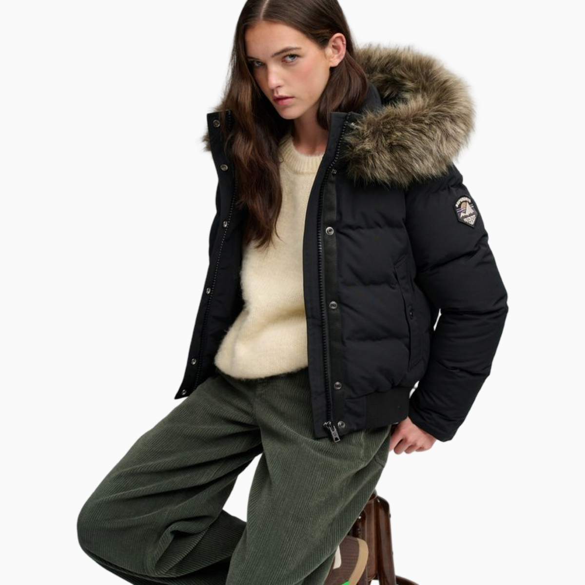 Дамско яке Superdry Everest Women Jacket W5011785A Side View