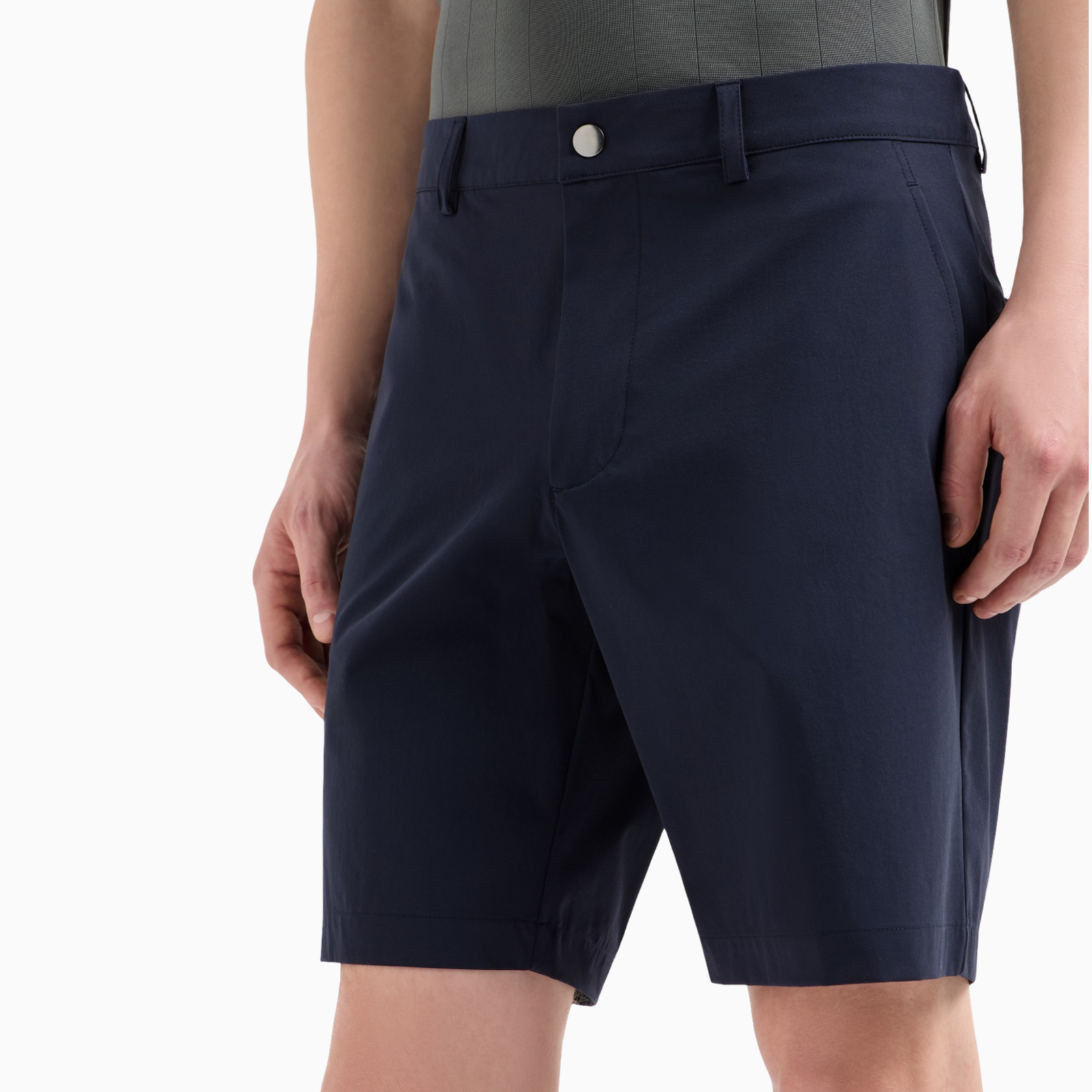 Мъжки сини къси панталони EA7 Emporio Armani Ventus7 7M000194 AF14589 Front Close