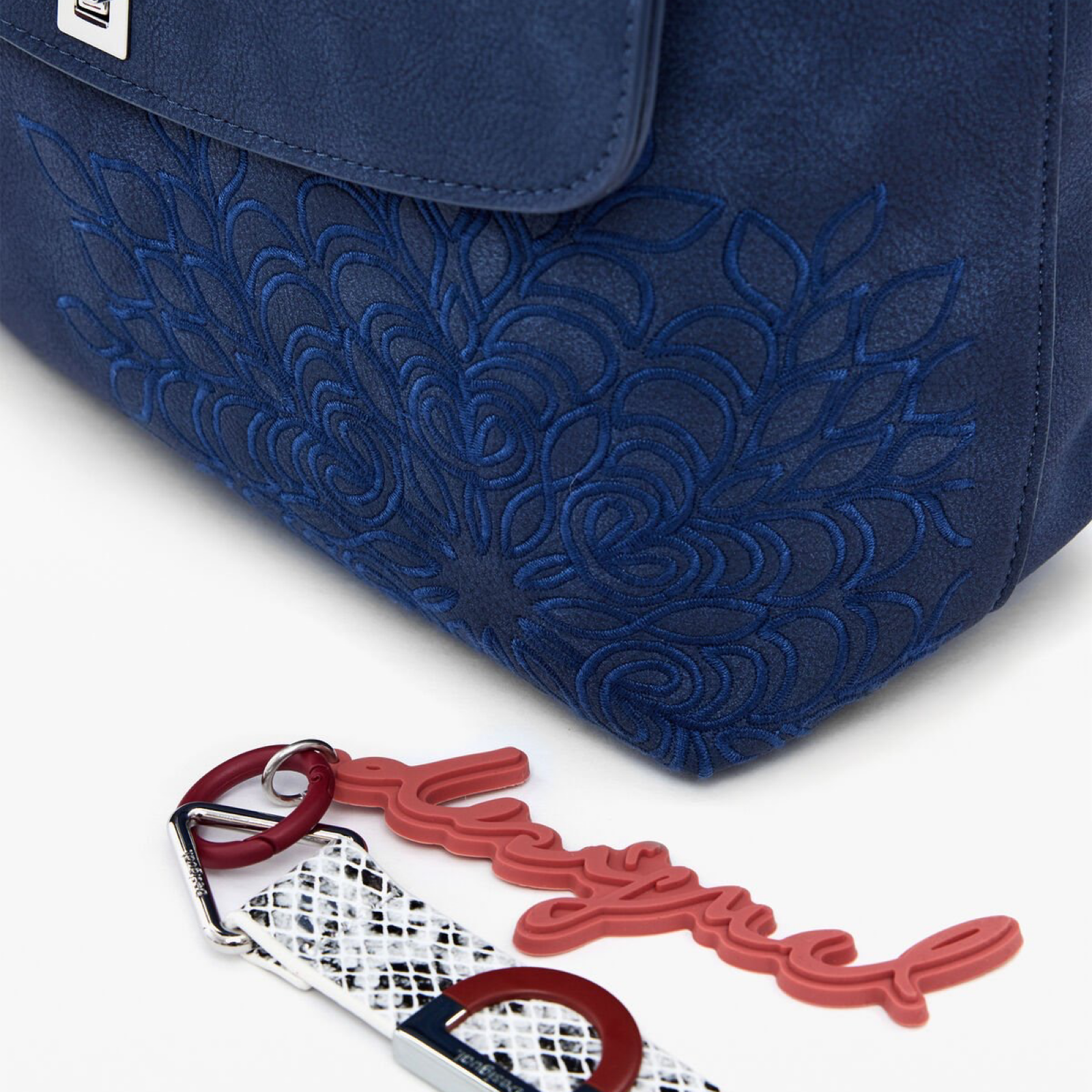 Дамска синя раница Desigual Women Rucksack 25WAKP34 Close-Up